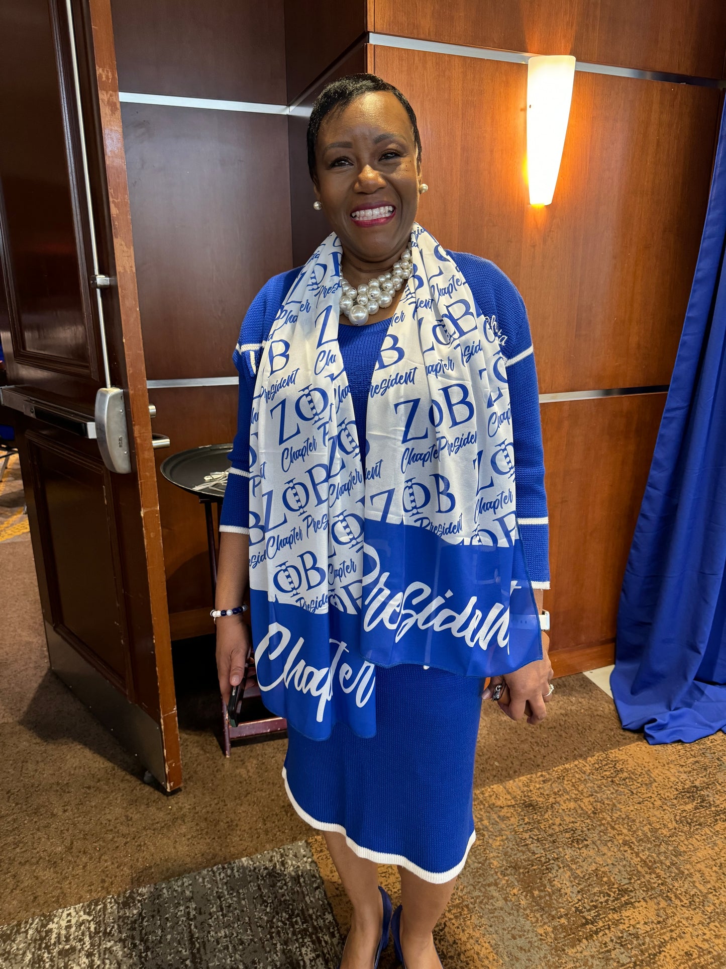 Chapter President Chiffon Scarf