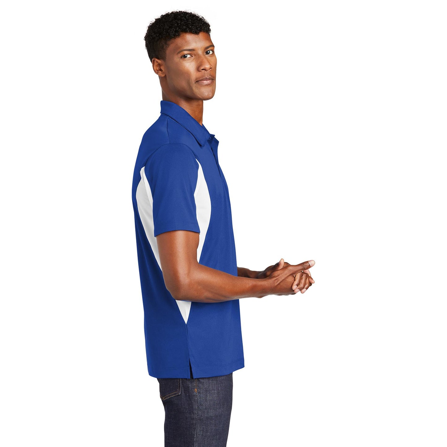 Phi Beta Sigma STATE OF MI Dri-Fit Royal & WHITE Polo