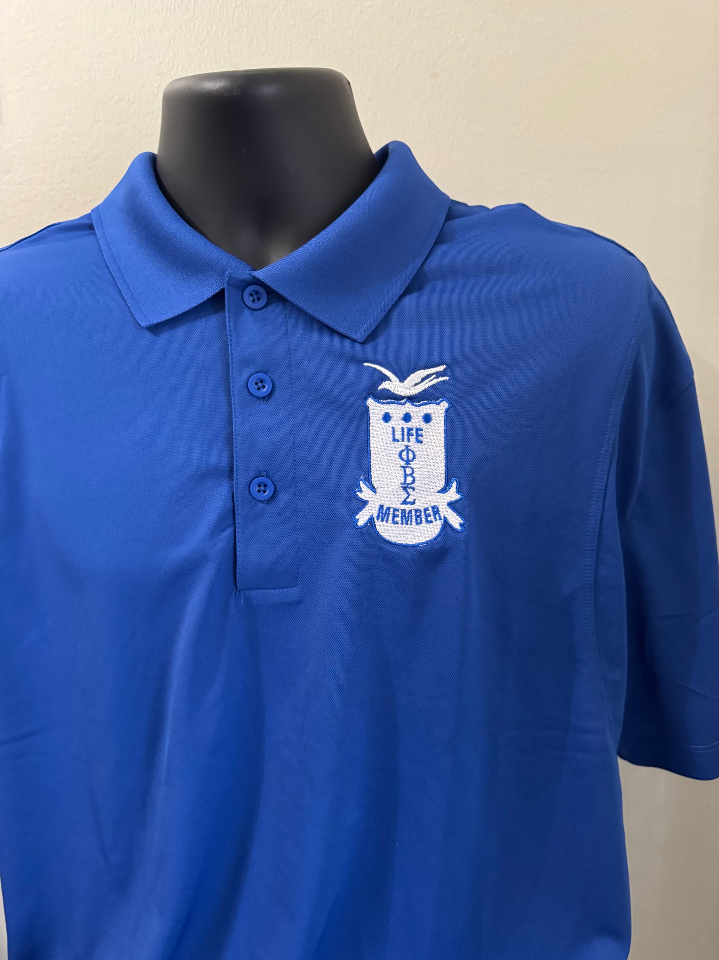 Phi Beta Sigma LM Polo (Royal w/LM Logo)