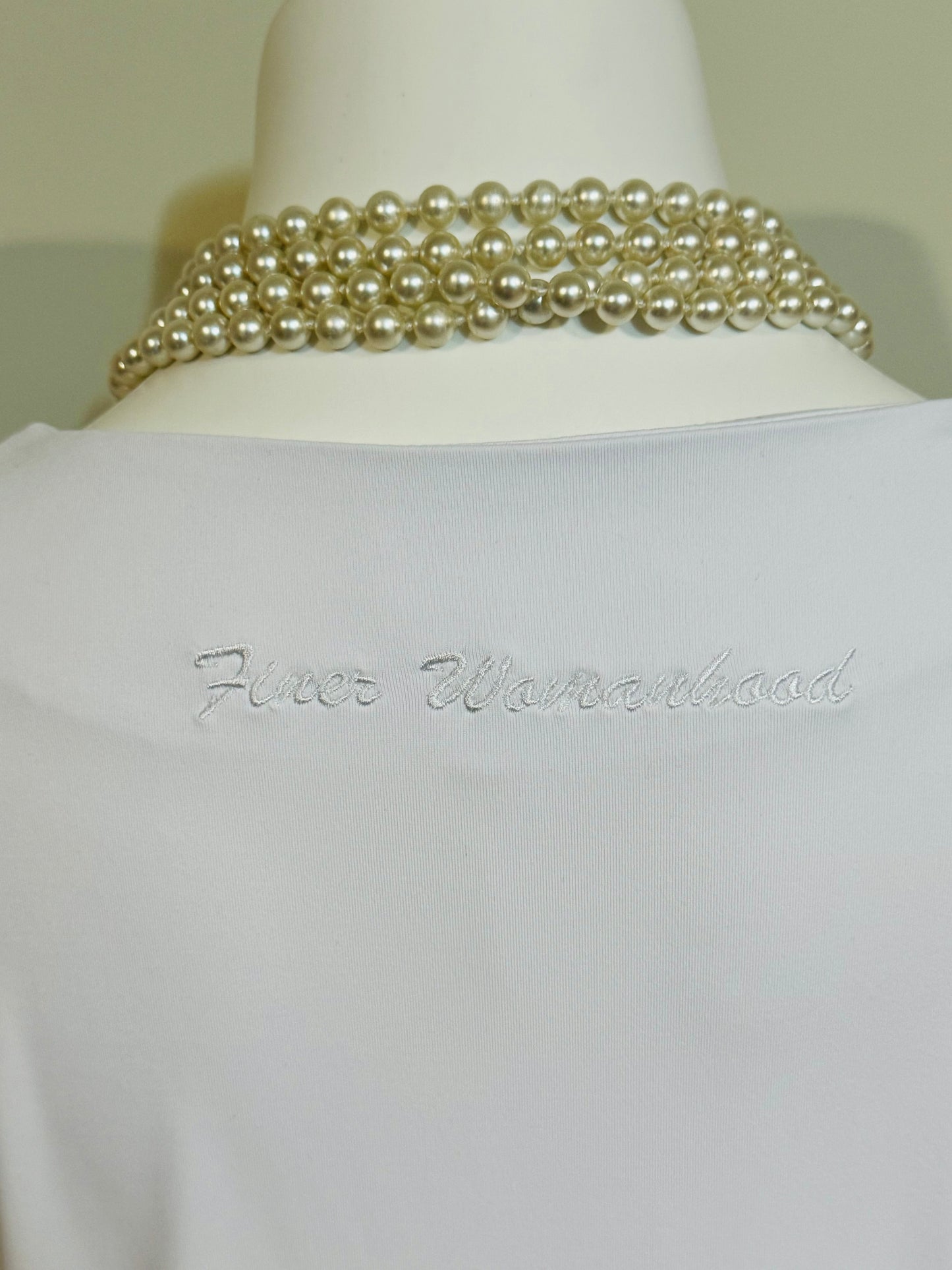 Finer SHIELD White Handkerchief Hem Dress