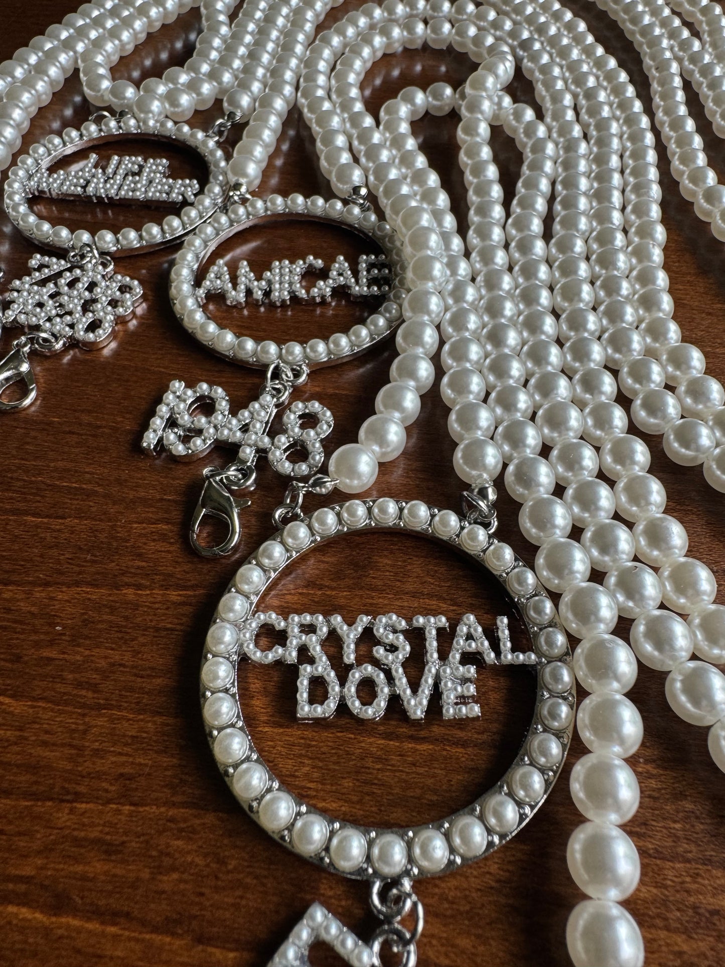 Pearl Badge & Phone Lanyards