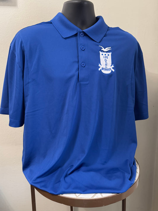 Phi Beta Sigma LM Polo (Royal w/LM Logo)