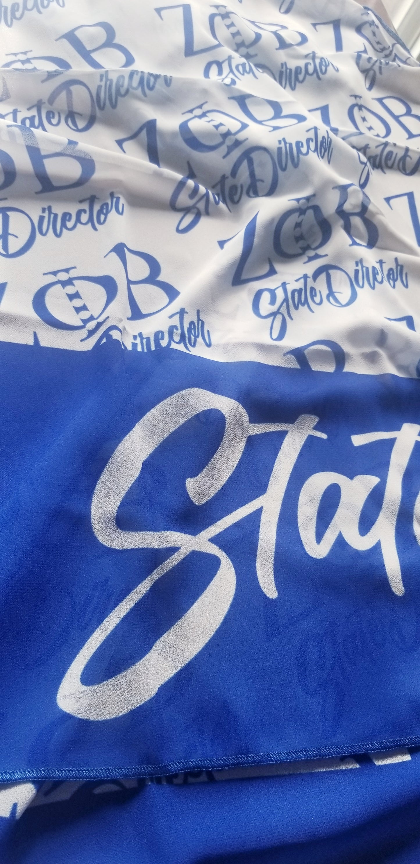 State Director Chiffon Scarf