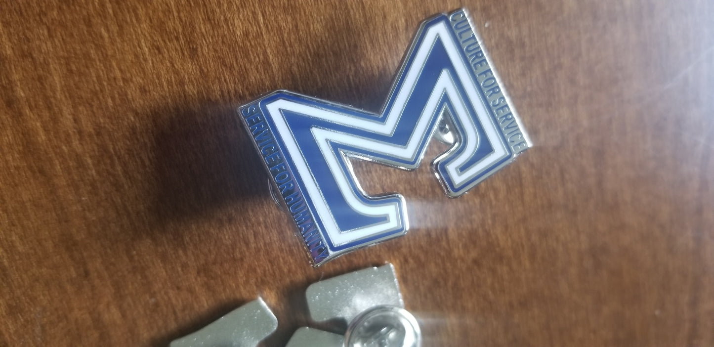 Sigma Motto lapel pin