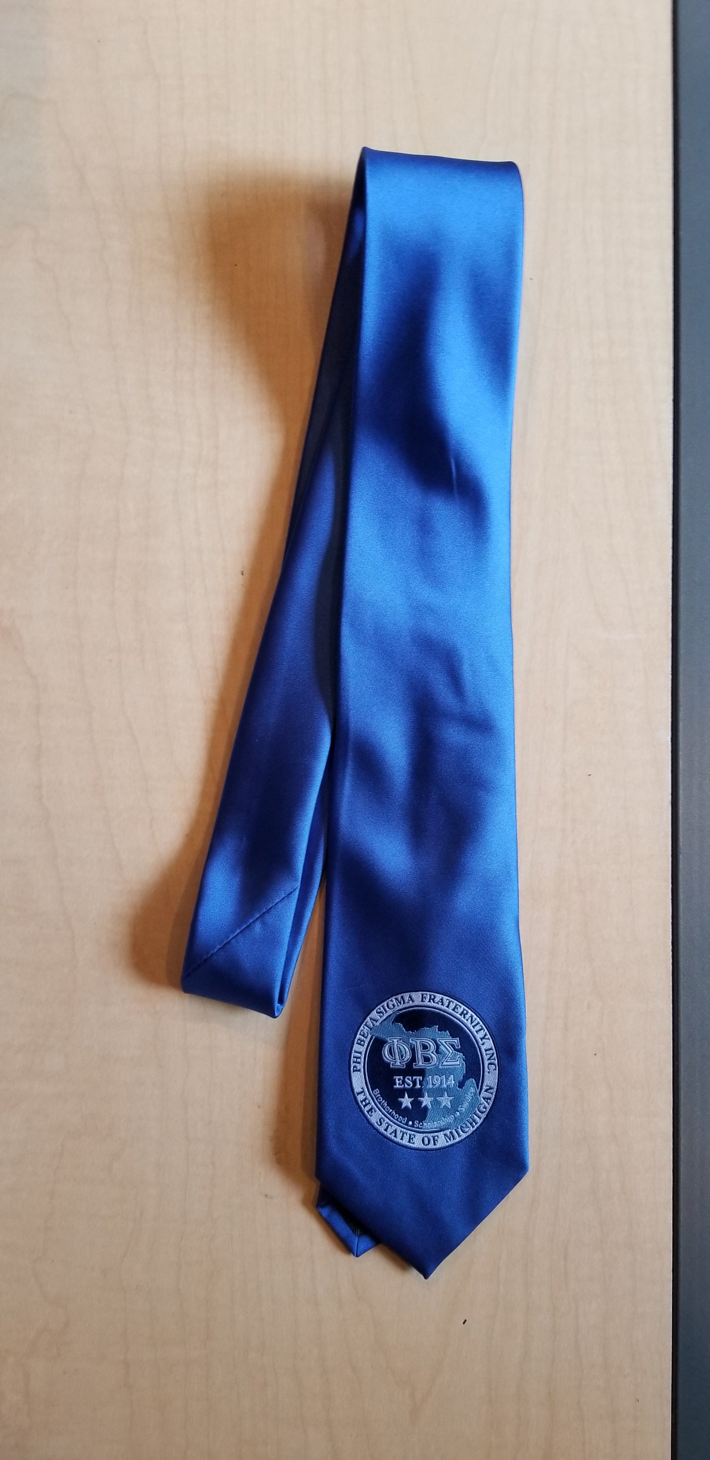 Phi Beta Sigma STATE OF MI Dri-Fit BLACK Polo & Tie