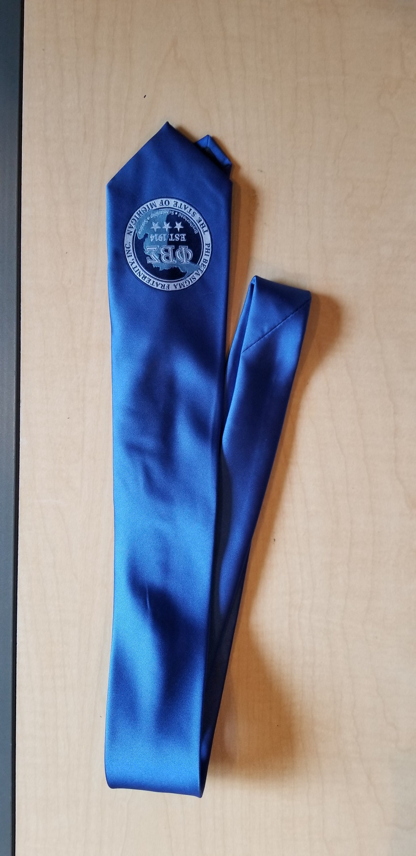 Phi Beta Sigma STATE OF MI Dri-Fit BLACK Polo & Tie