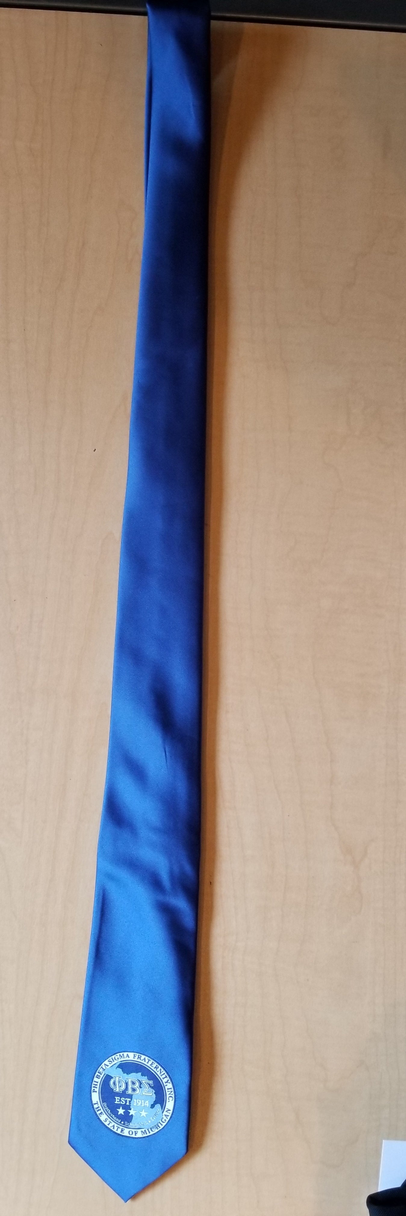 Phi Beta Sigma STATE OF MI Dri-Fit BLACK Polo & Tie