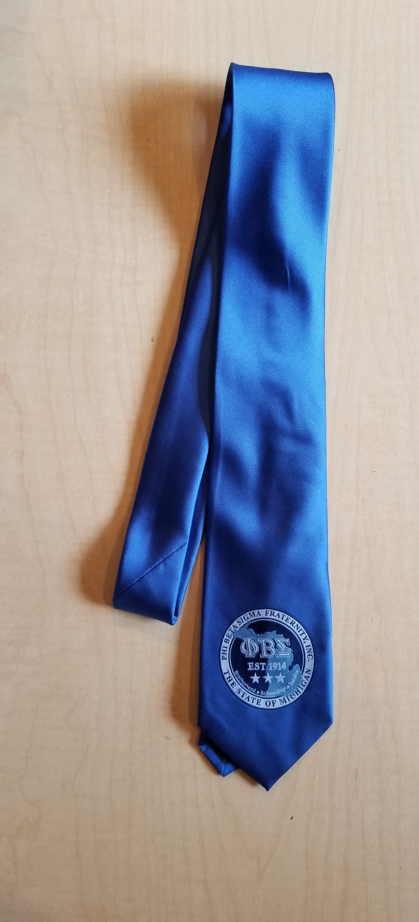 Phi Beta Sigma STATE OF MI Dri-Fit BLACK Polo & Tie