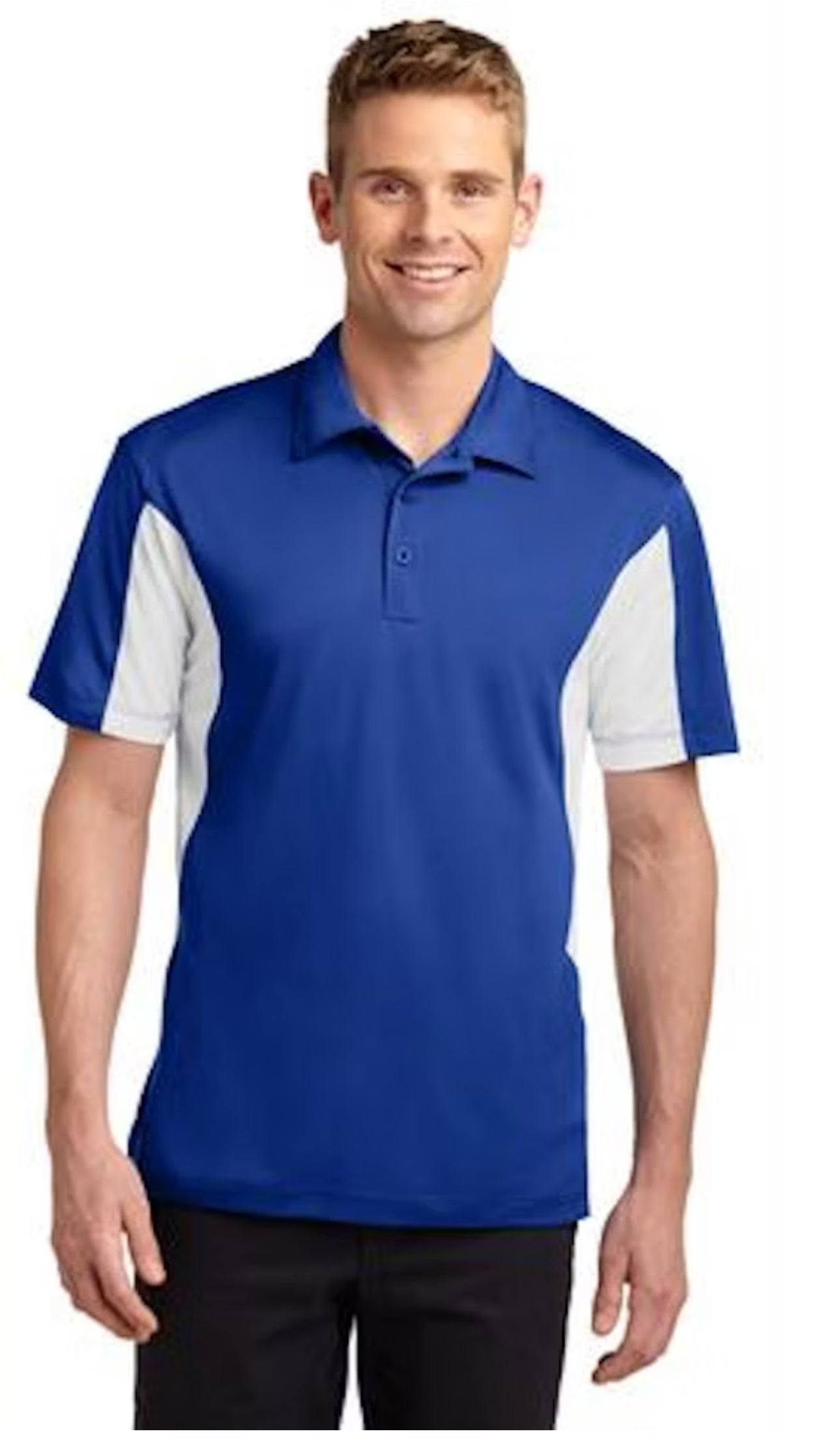 Phi Beta Sigma STATE OF MI Dri-Fit Royal & WHITE Polo