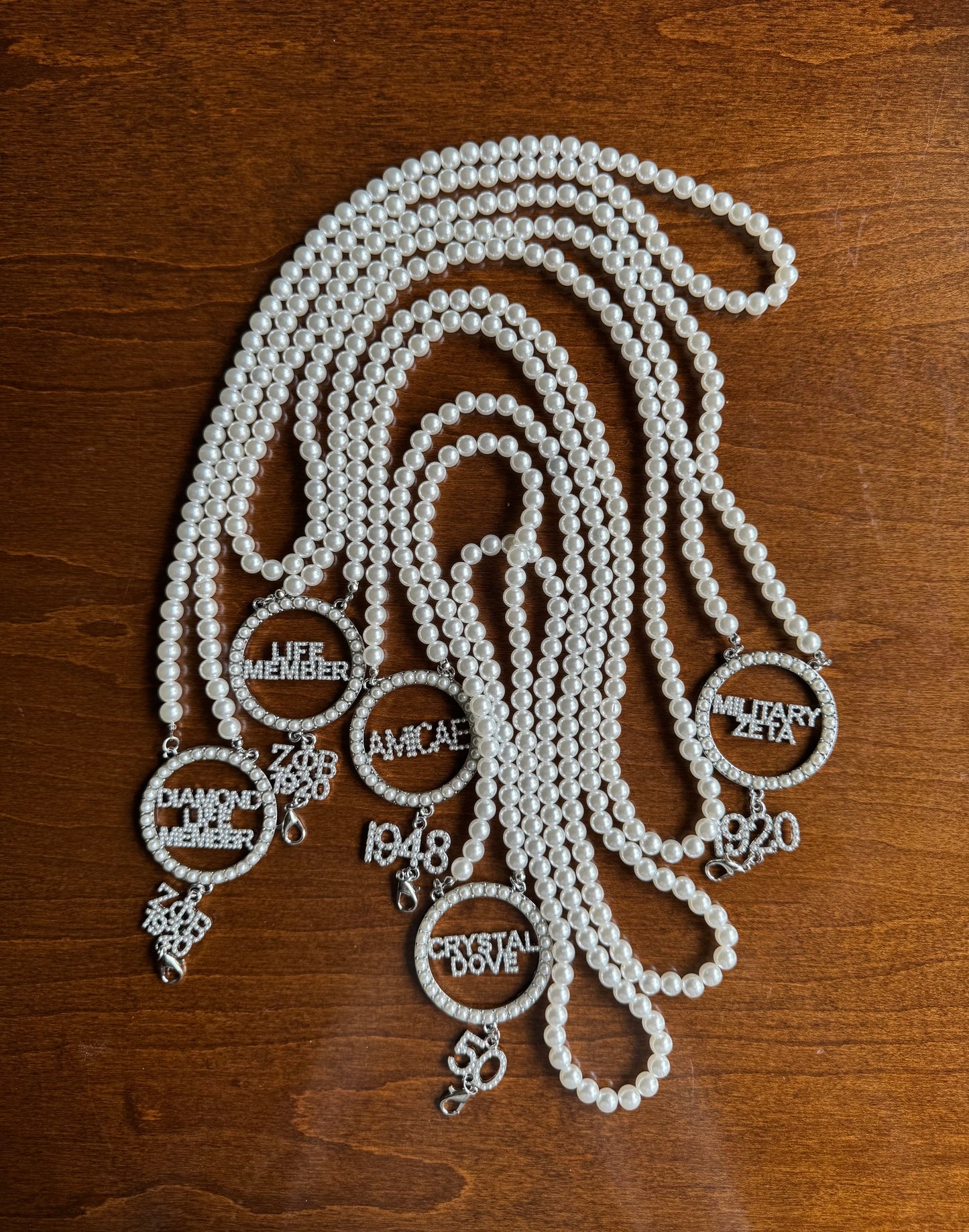 Pearl Badge & Phone Lanyards