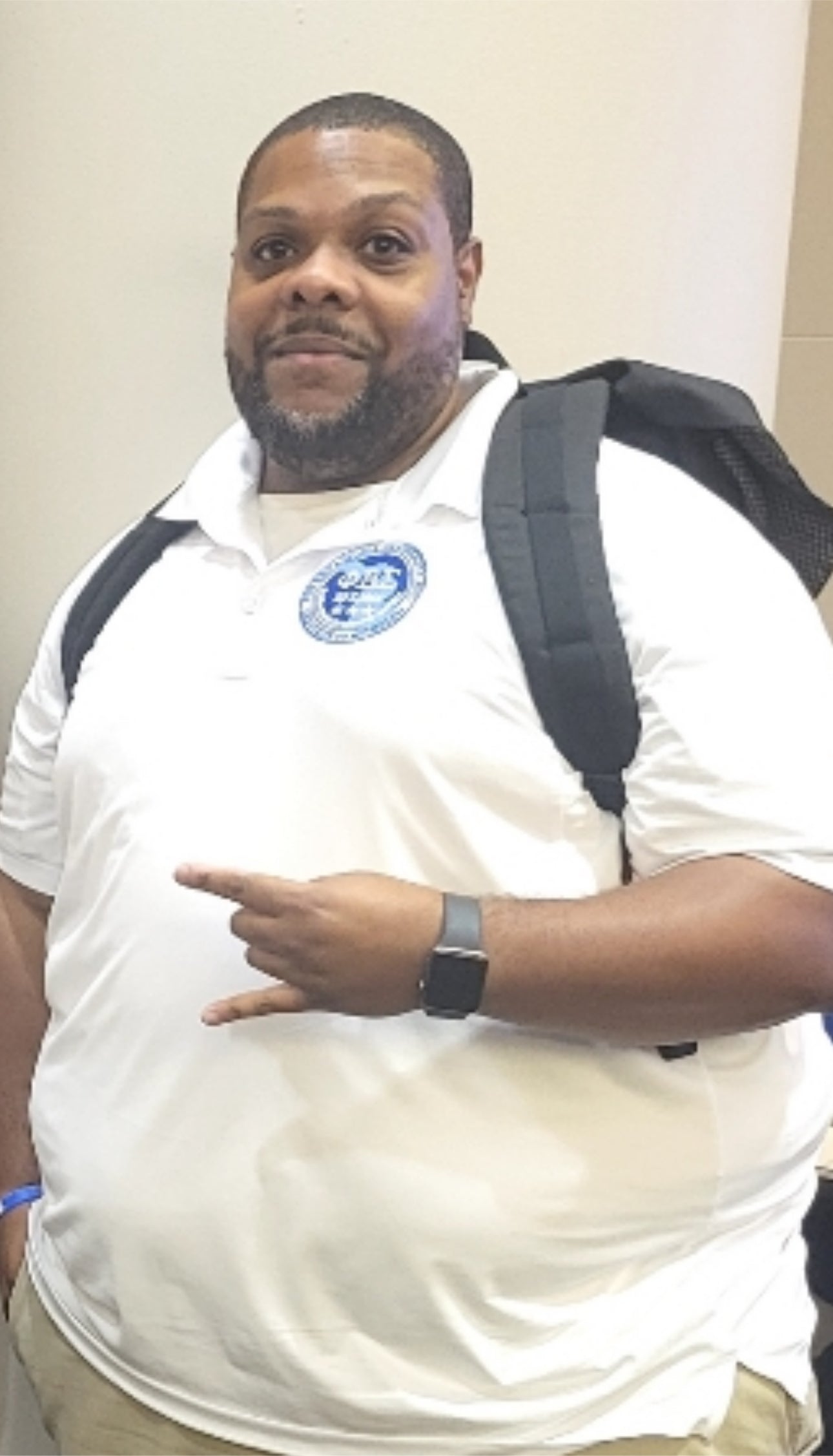 Phi Beta Sigma STATE OF MI Dri-Fit WHITE Polo