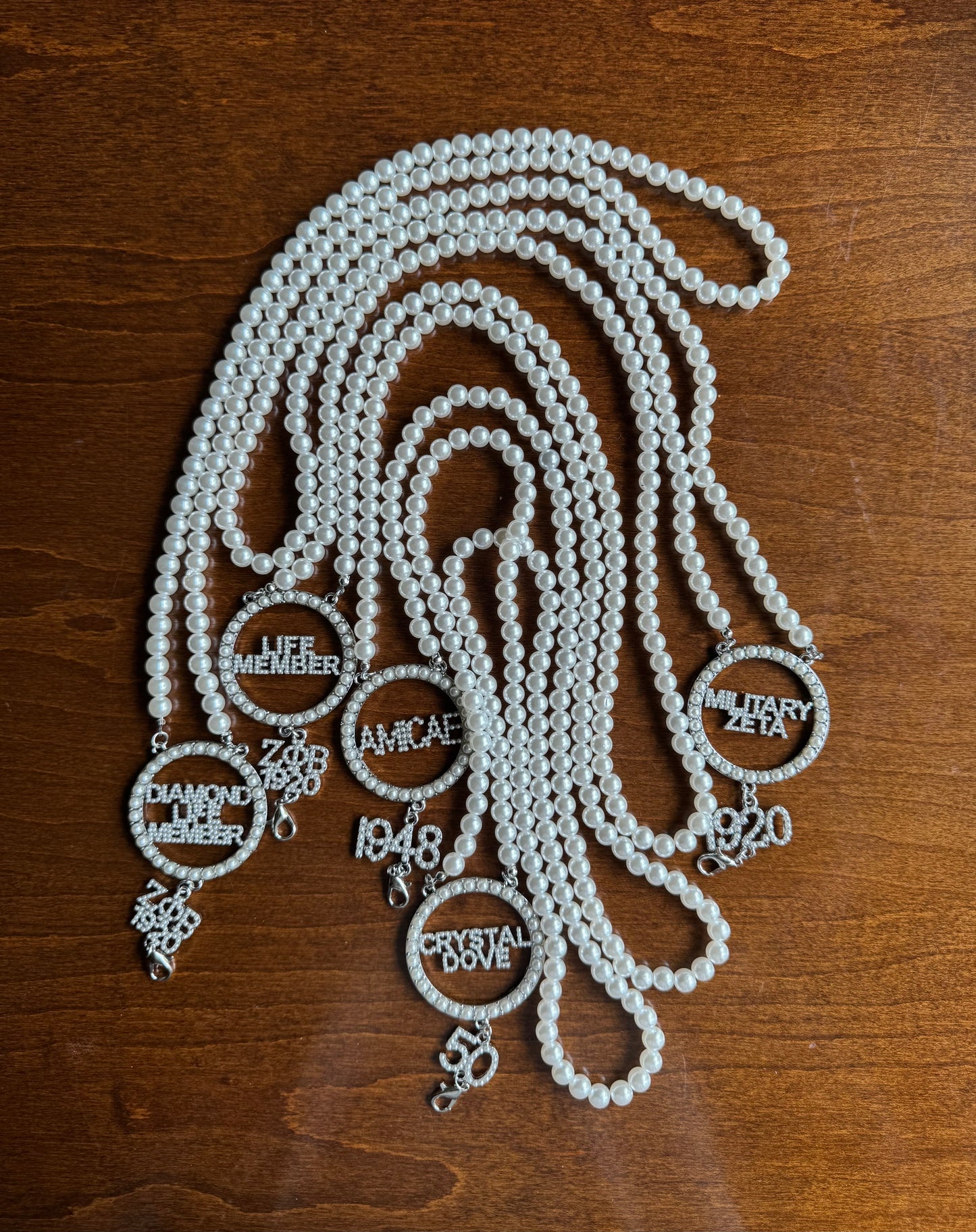 Pearl Badge & Phone Lanyards