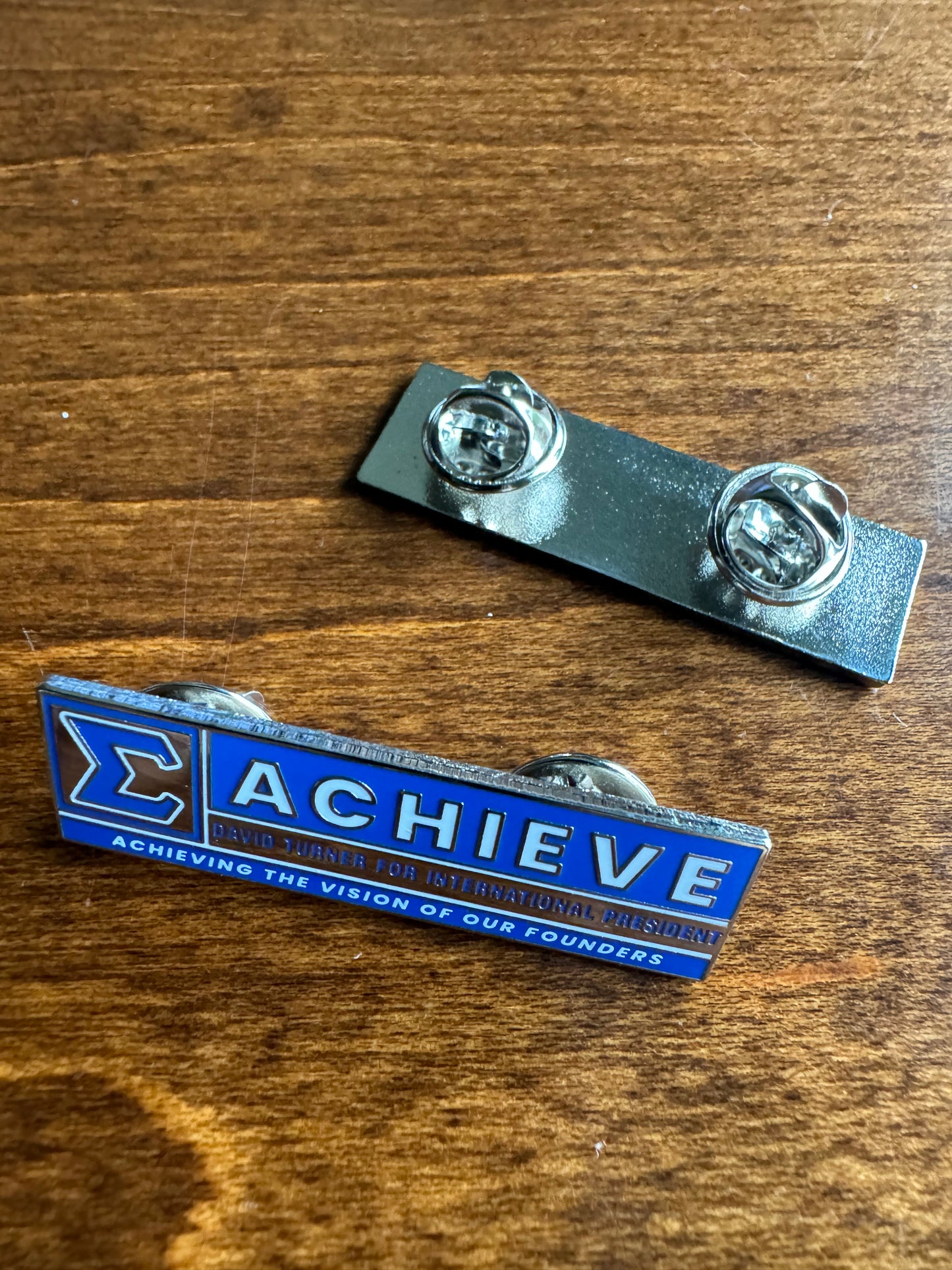 TURNER FOR INTERNATIONAL PRESIDENT Lapel Pin