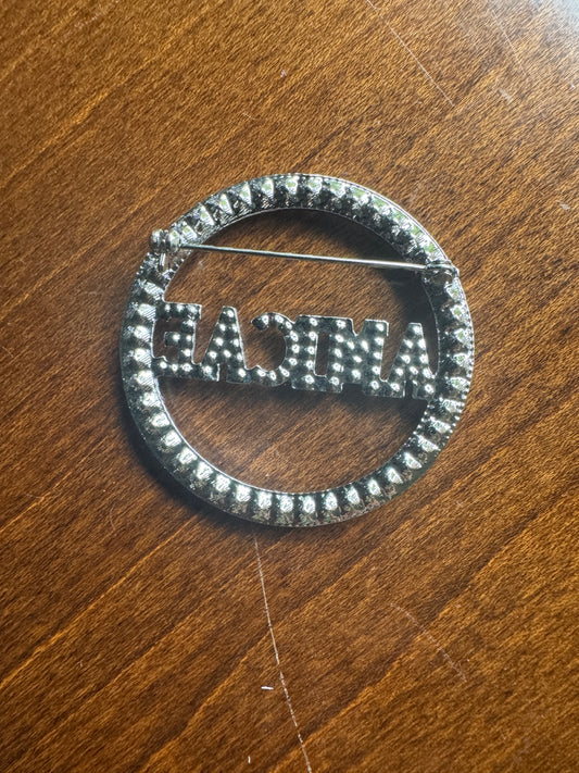Amicae Circle Pearl Pin