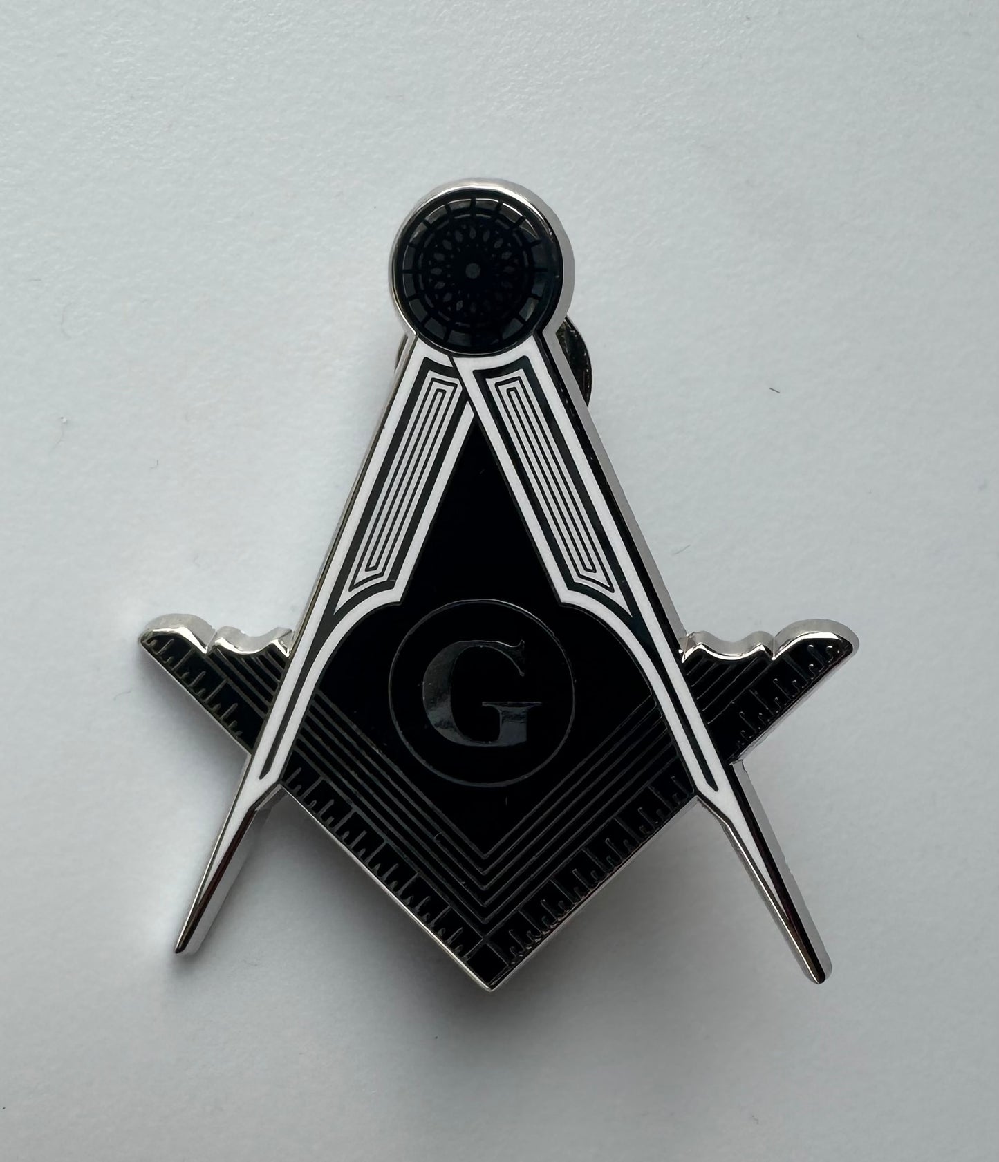 Masonic Compass Pin