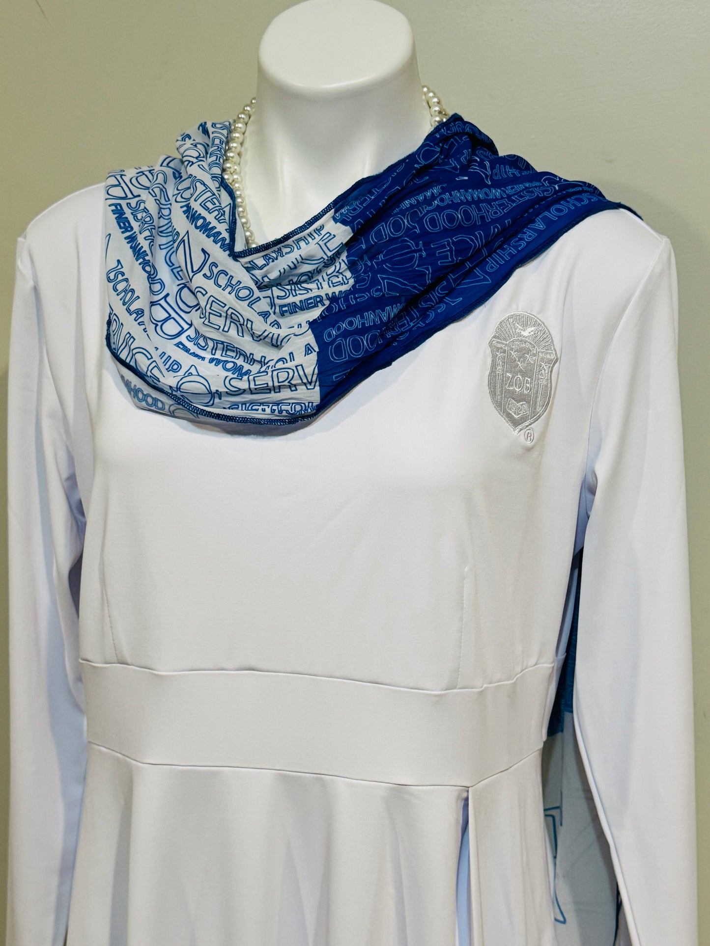 Finer SHIELD White Handkerchief Hem Dress
