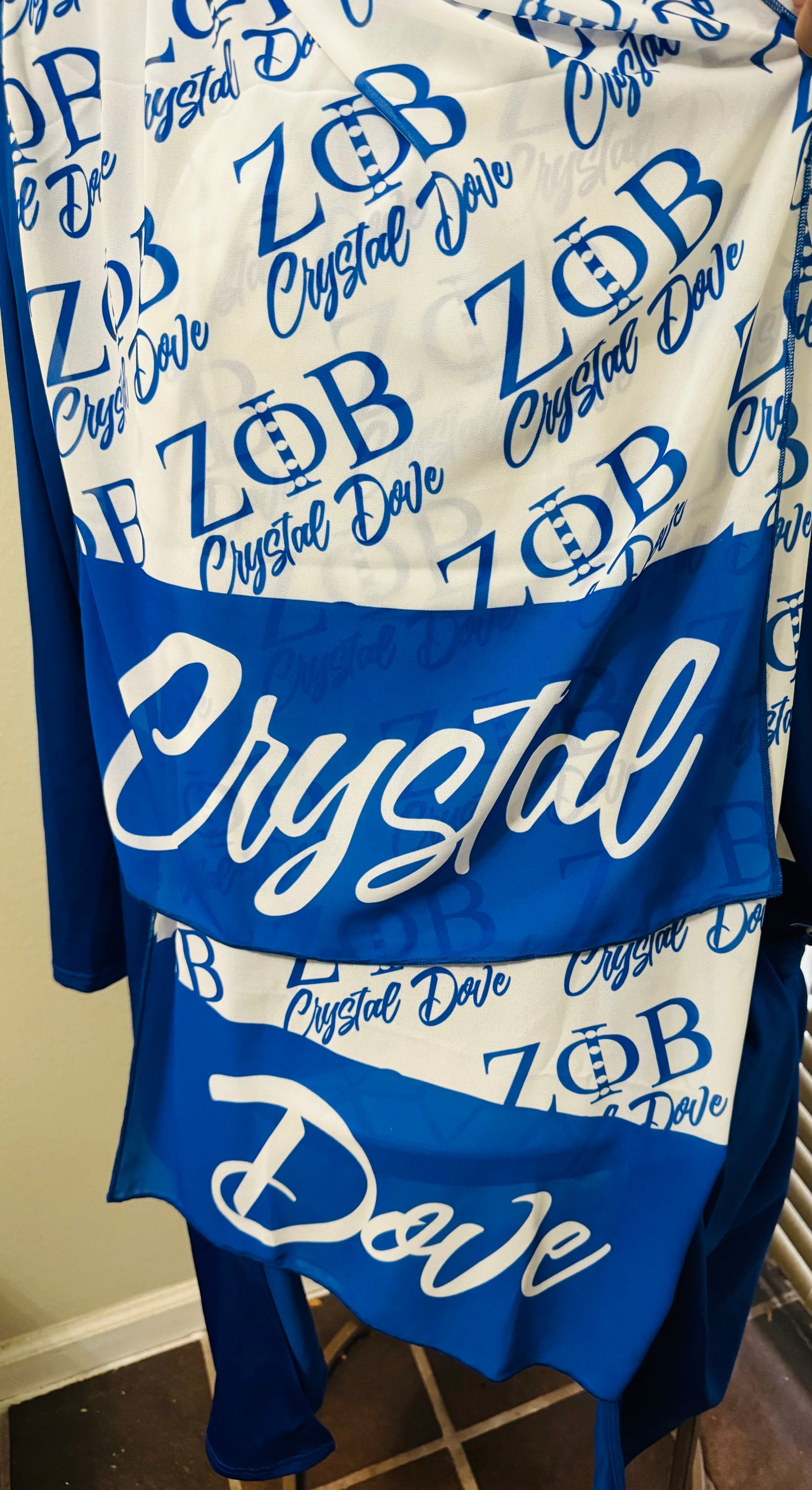 Crystal Dove Chiffon Scarf