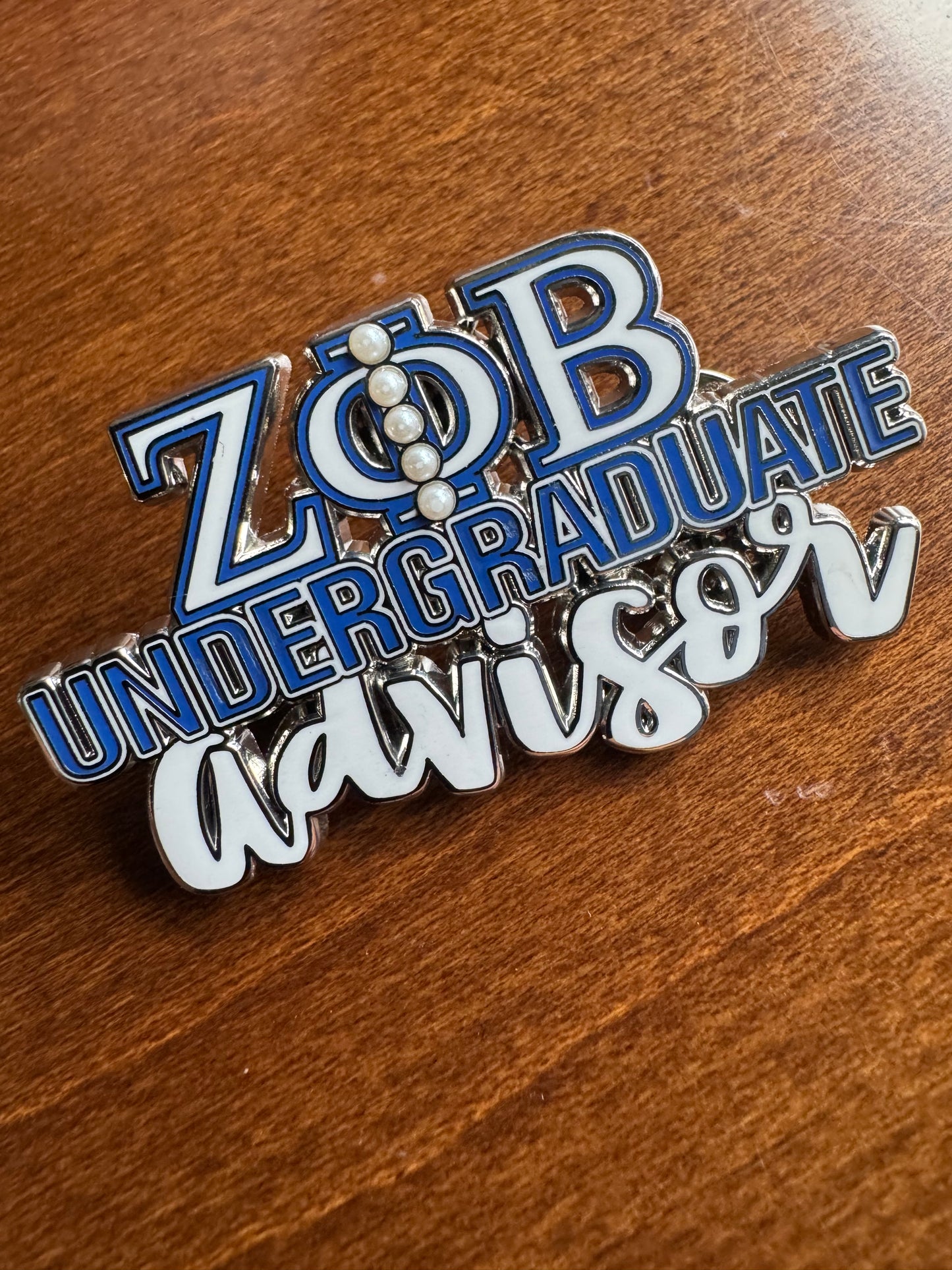 Zeta Undergraduate Advisor Jewelry