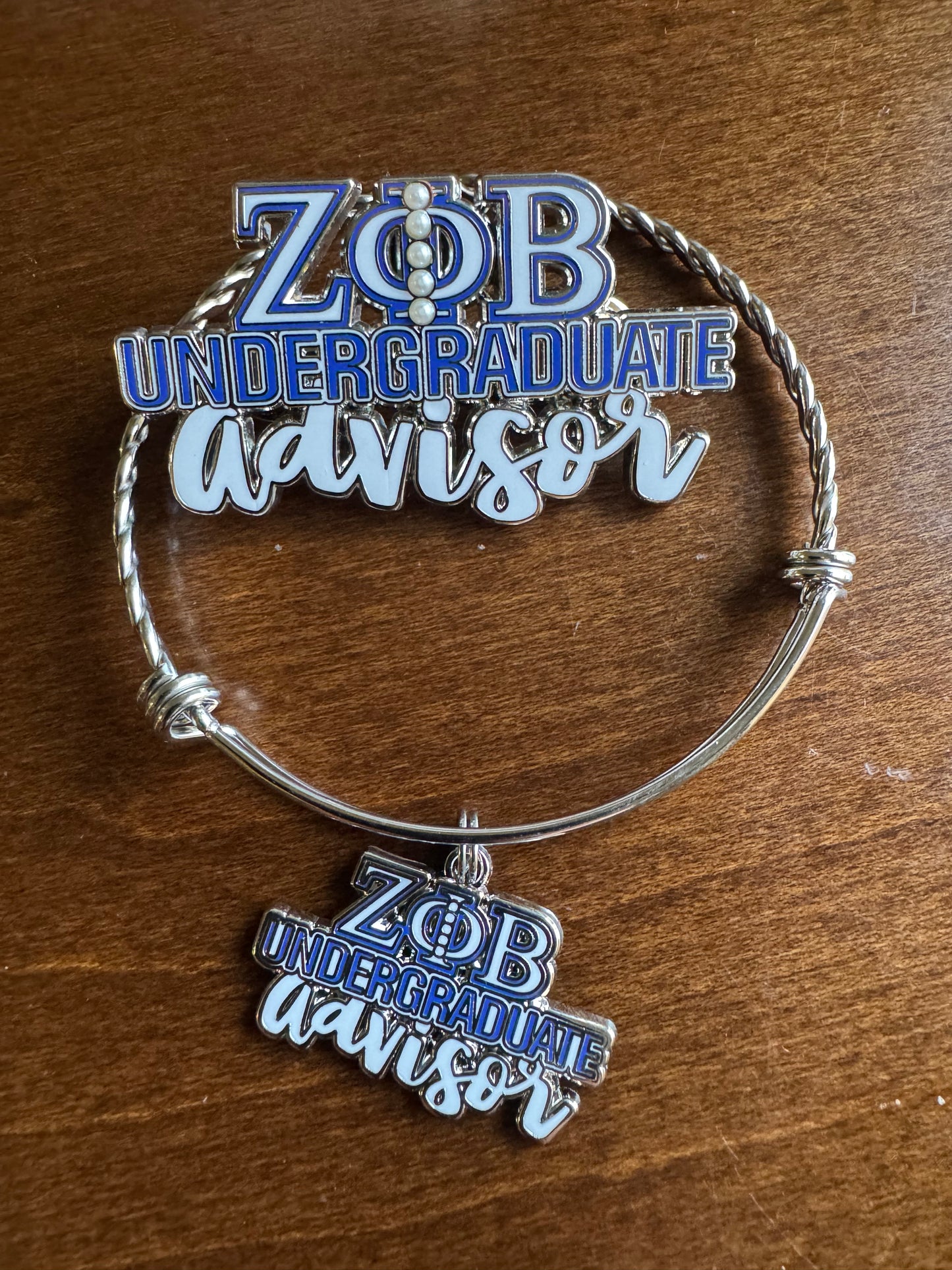 Zeta Undergraduate Advisor Jewelry