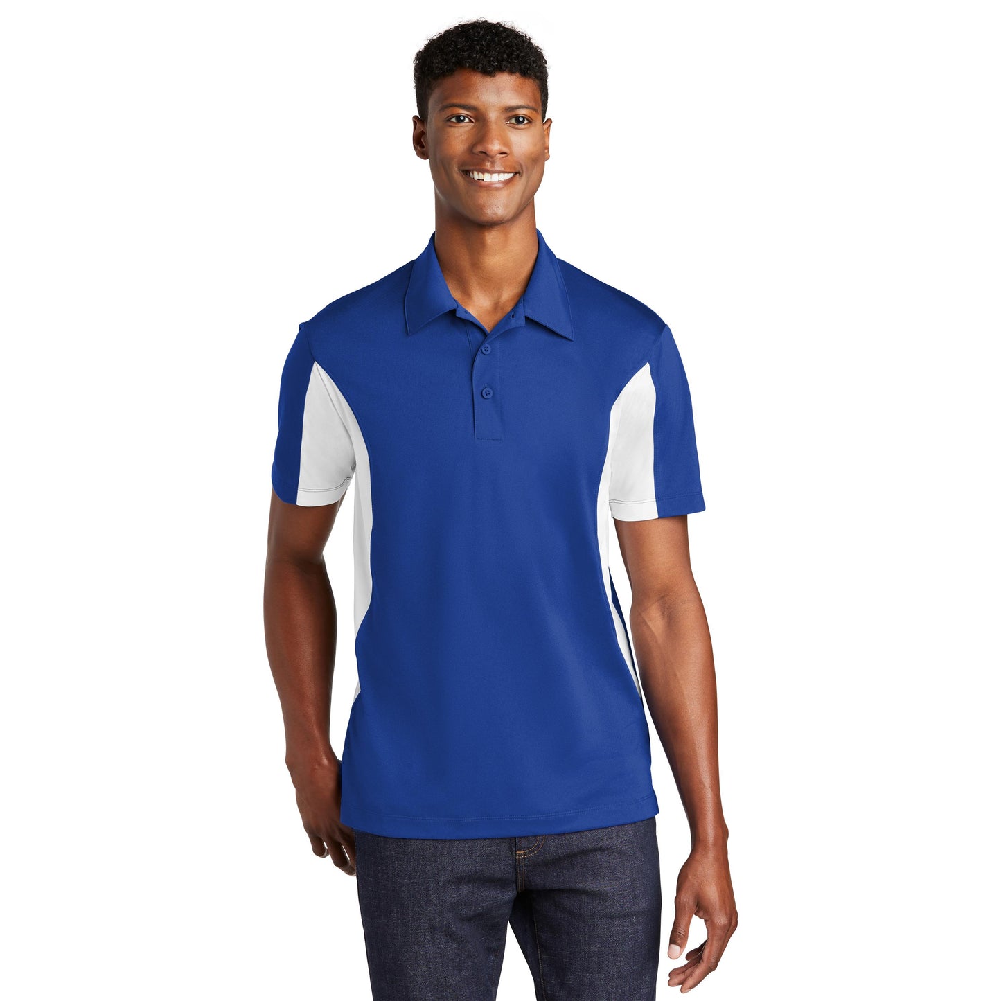 Phi Beta Sigma STATE OF MI Dri-Fit Royal & WHITE Polo