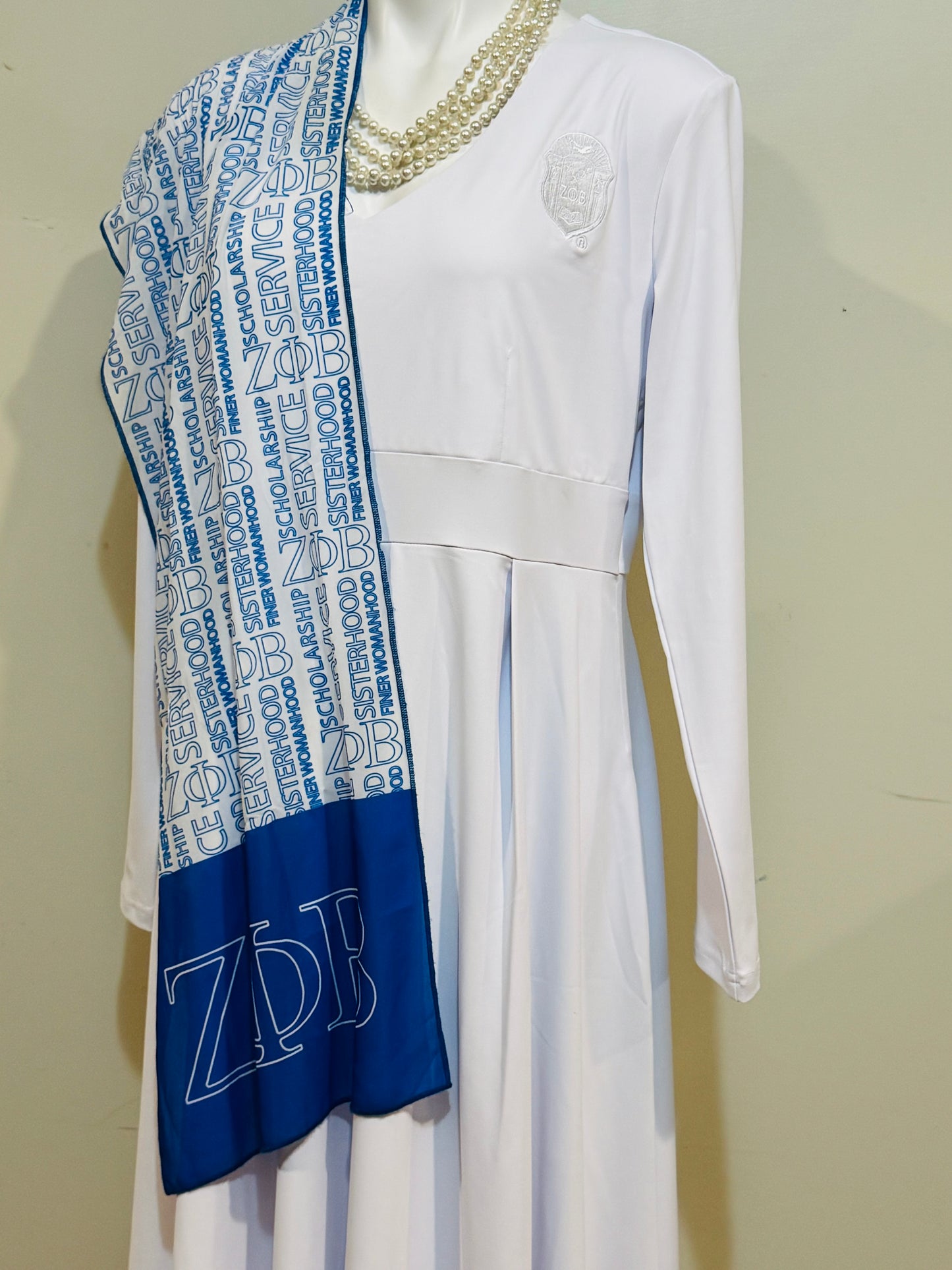 Finer SHIELD White Handkerchief Hem Dress