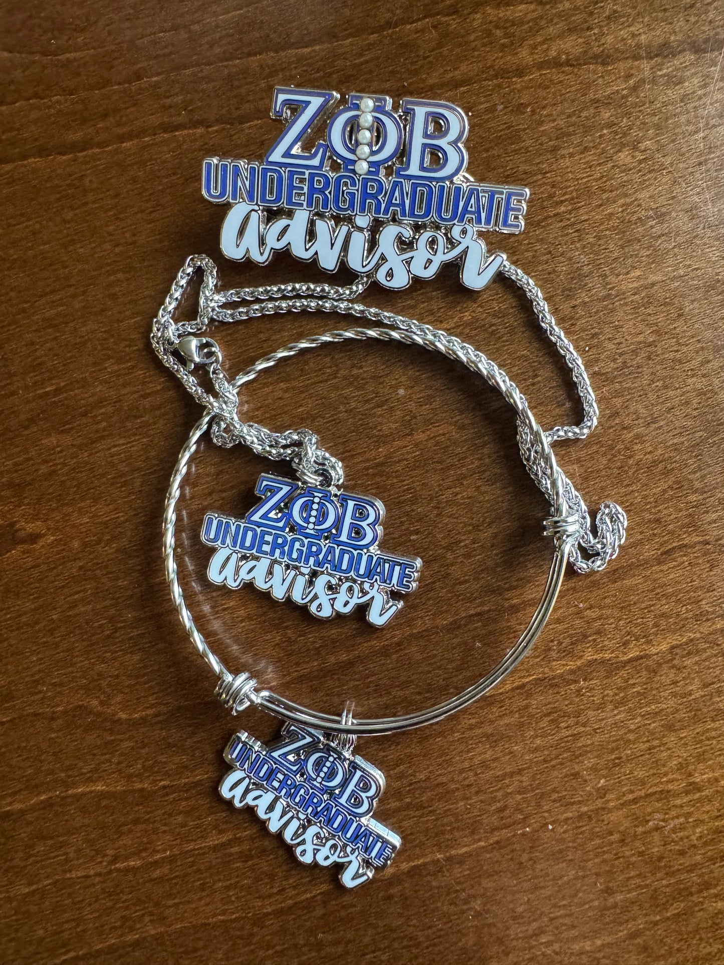 Zeta Undergraduate Advisor Jewelry
