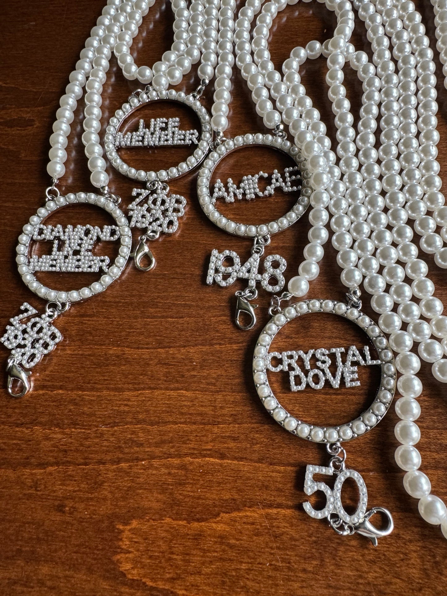 Pearl Badge & Phone Lanyards