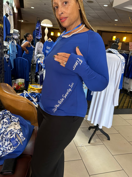 V-neck Heavyweight Zeta Pullover (WHITE or BLUE)