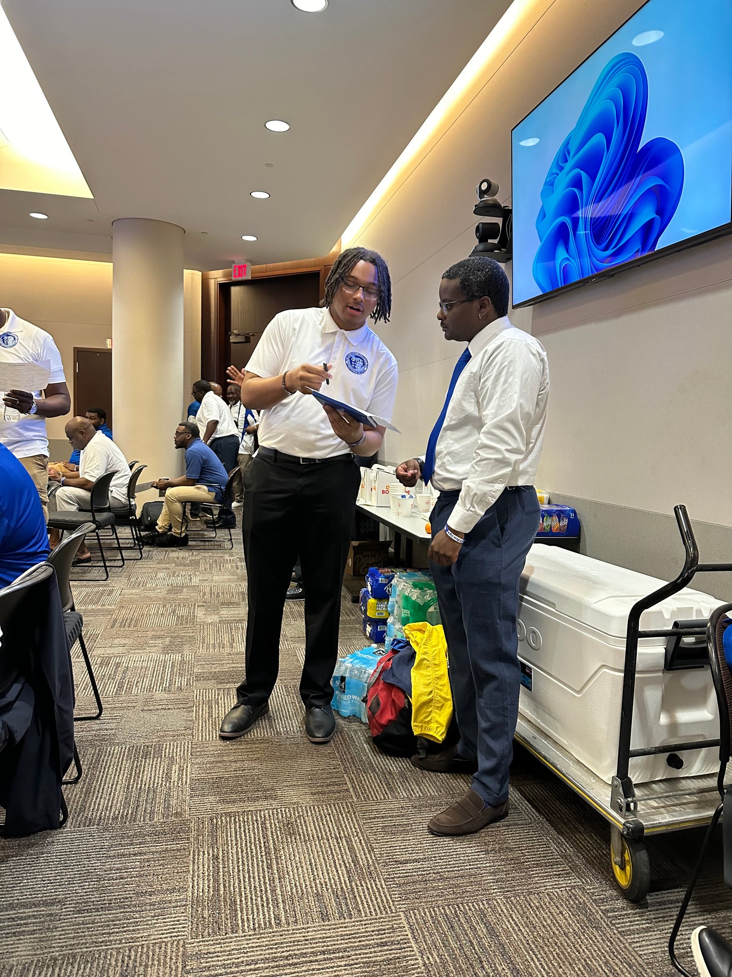 Phi Beta Sigma STATE OF MI Dri-Fit WHITE Polo
