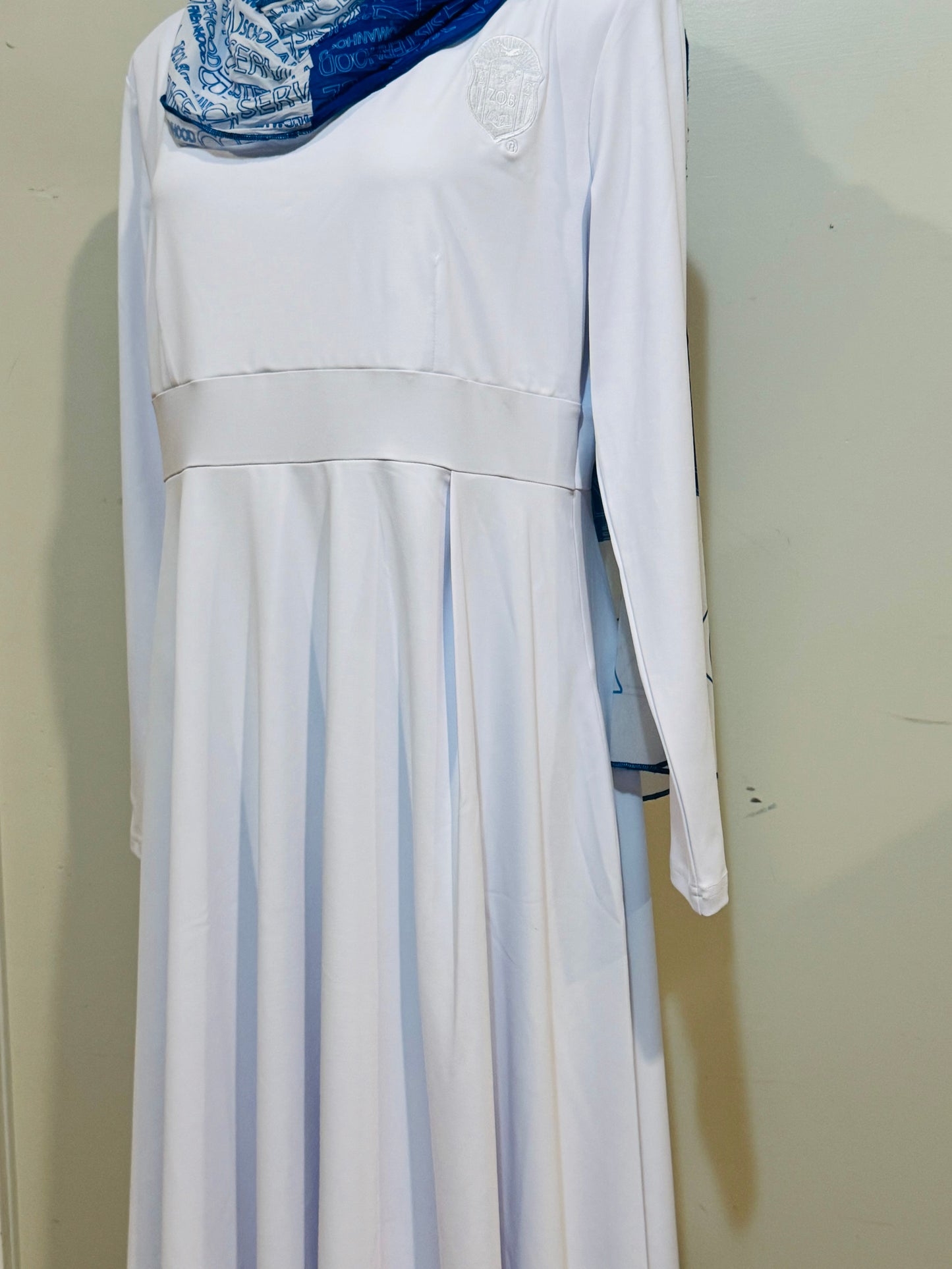 Finer SHIELD White Handkerchief Hem Dress