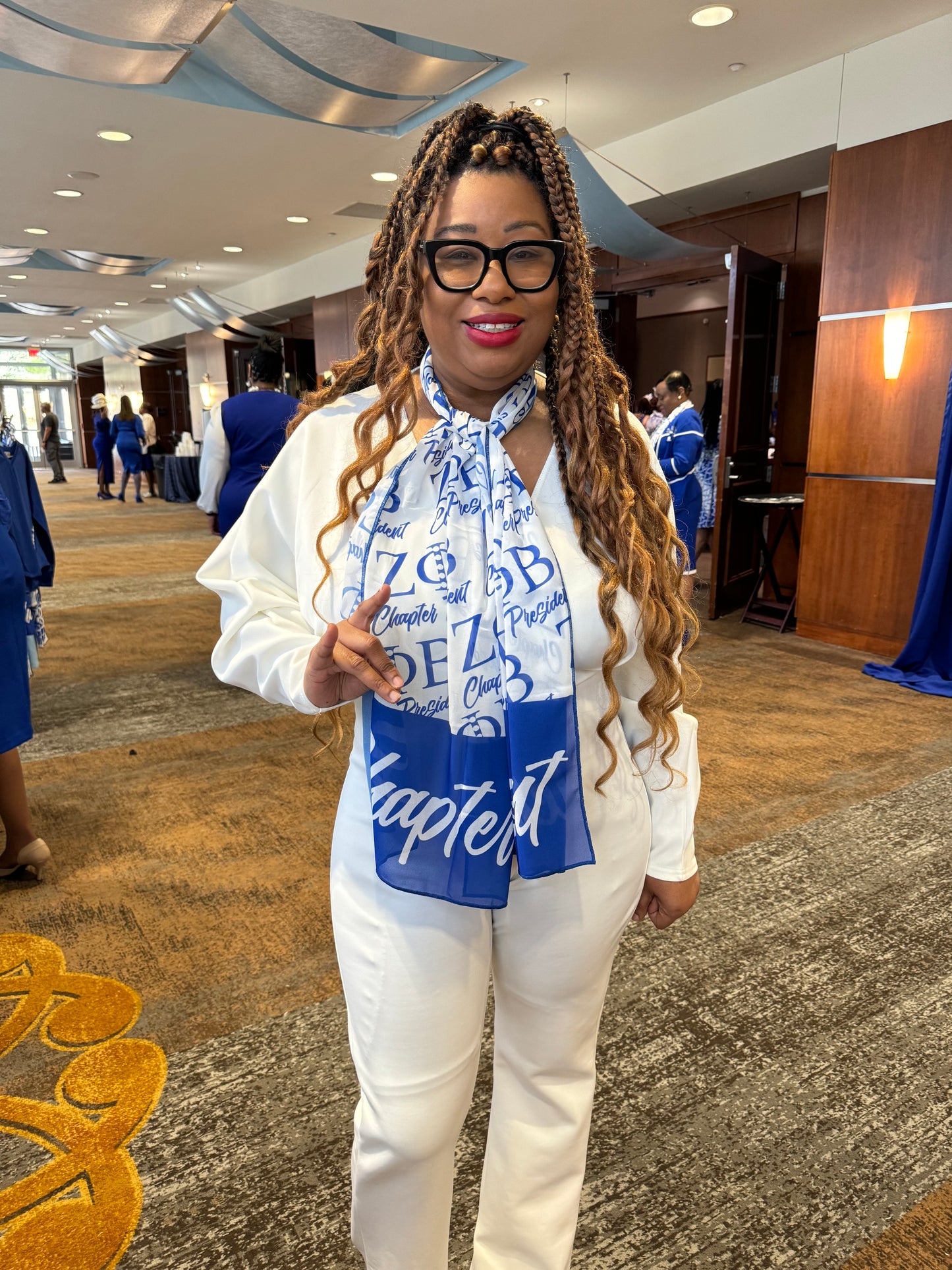Chapter President Chiffon Scarf