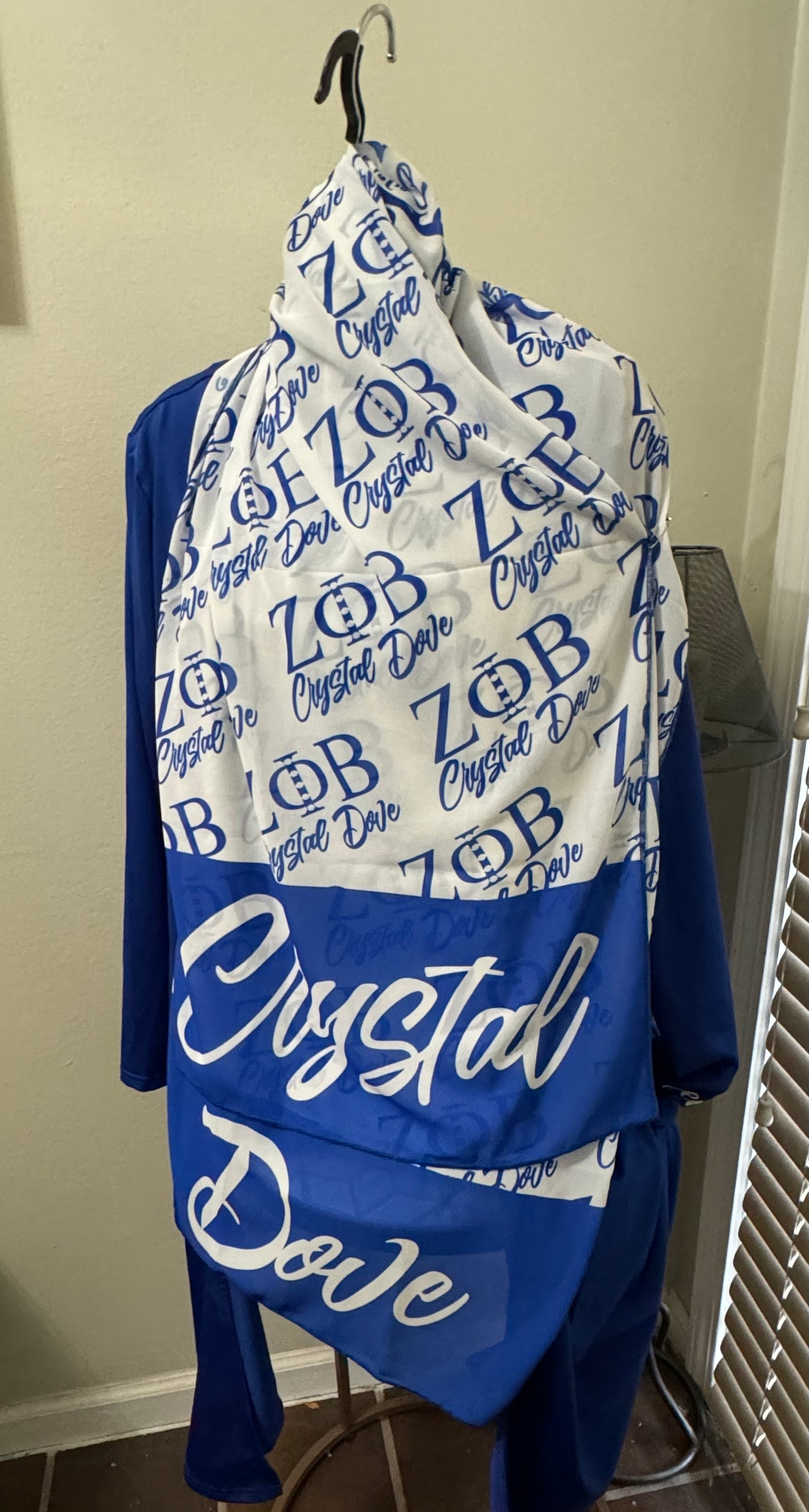 Crystal Dove Chiffon Scarf