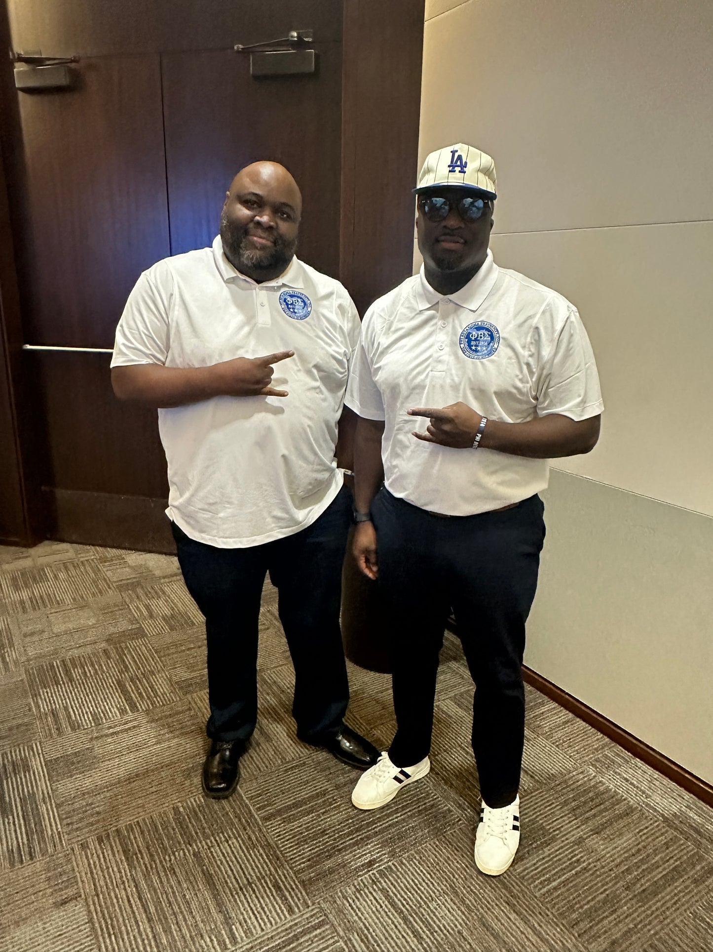 Phi Beta Sigma STATE OF MI Dri-Fit WHITE Polo