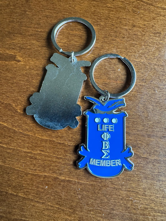 Phi Beta Sigma Life Member Key Chain