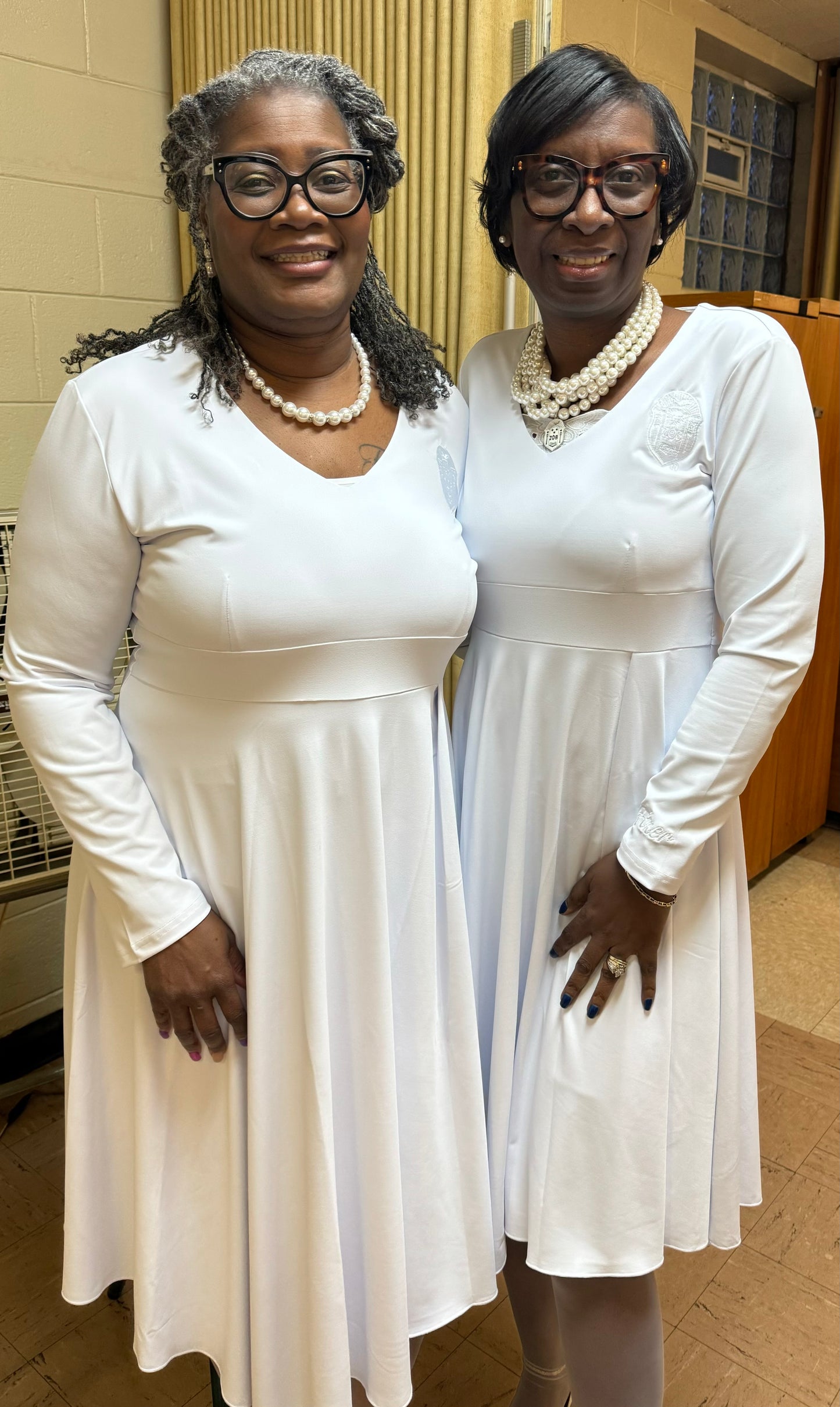 Finer SHIELD White Handkerchief Hem Dress
