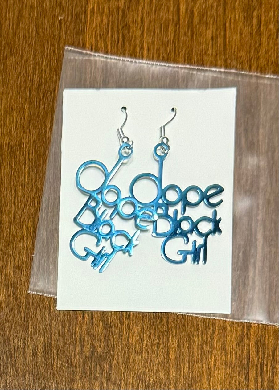 Blue Jazzy Earrings