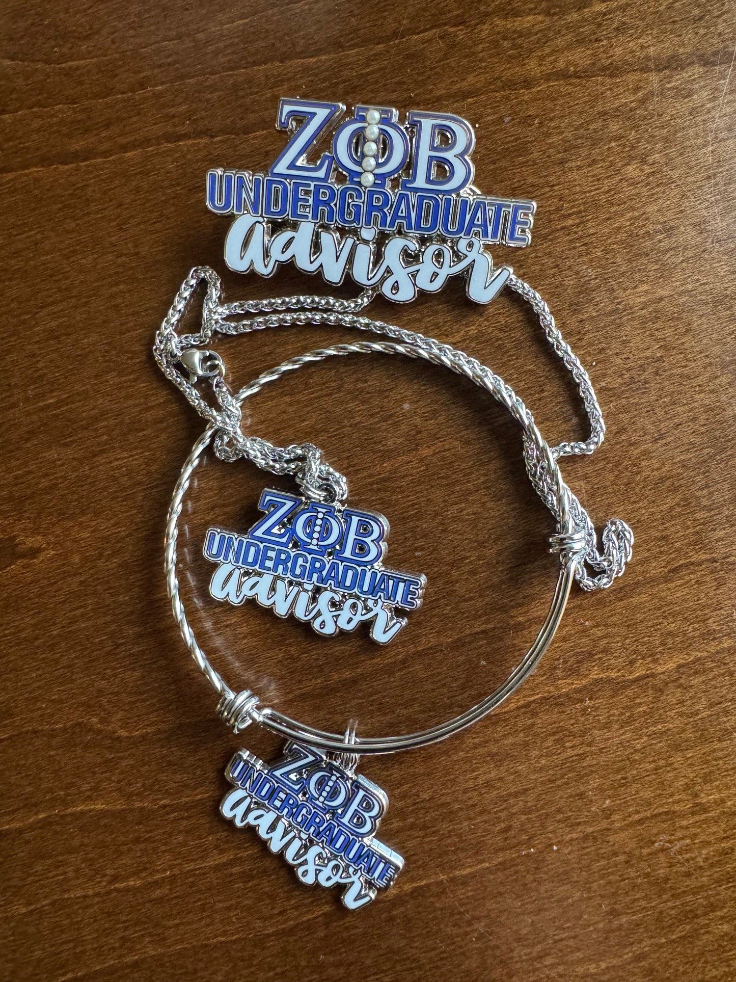 Zeta Undergraduate Advisor Jewelry