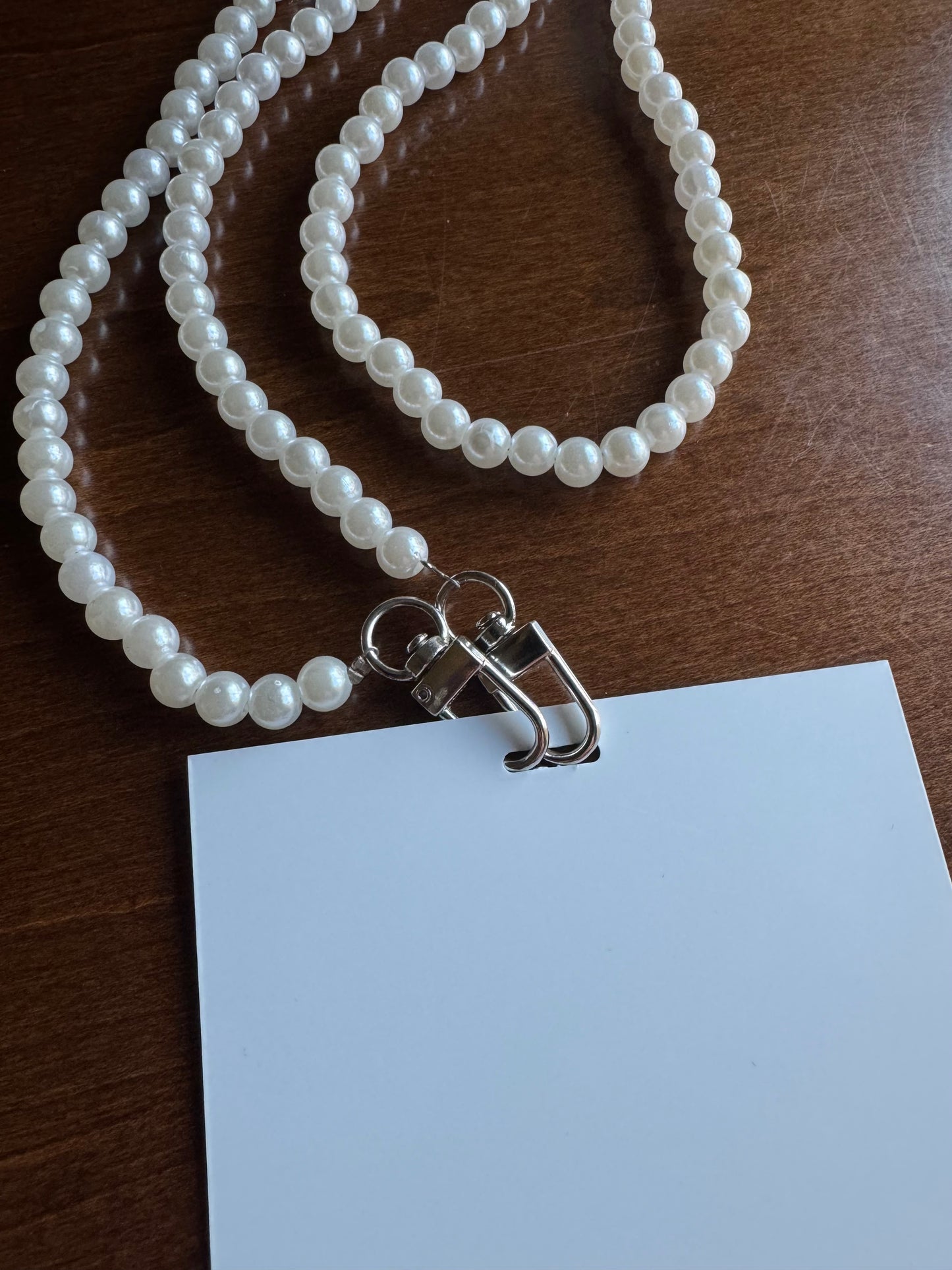 Pearl Badge & Phone Lanyards