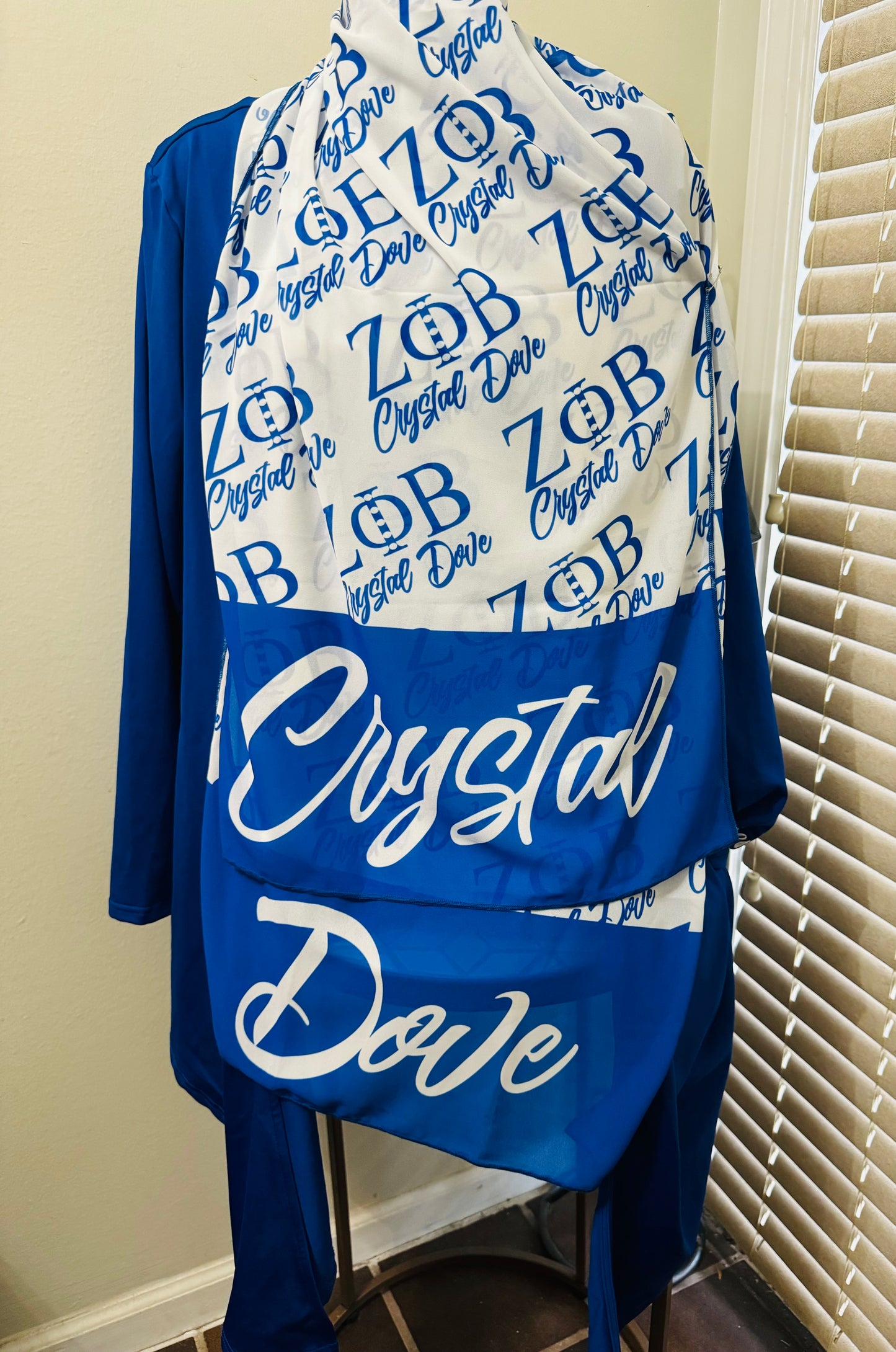 Crystal Dove Chiffon Scarf