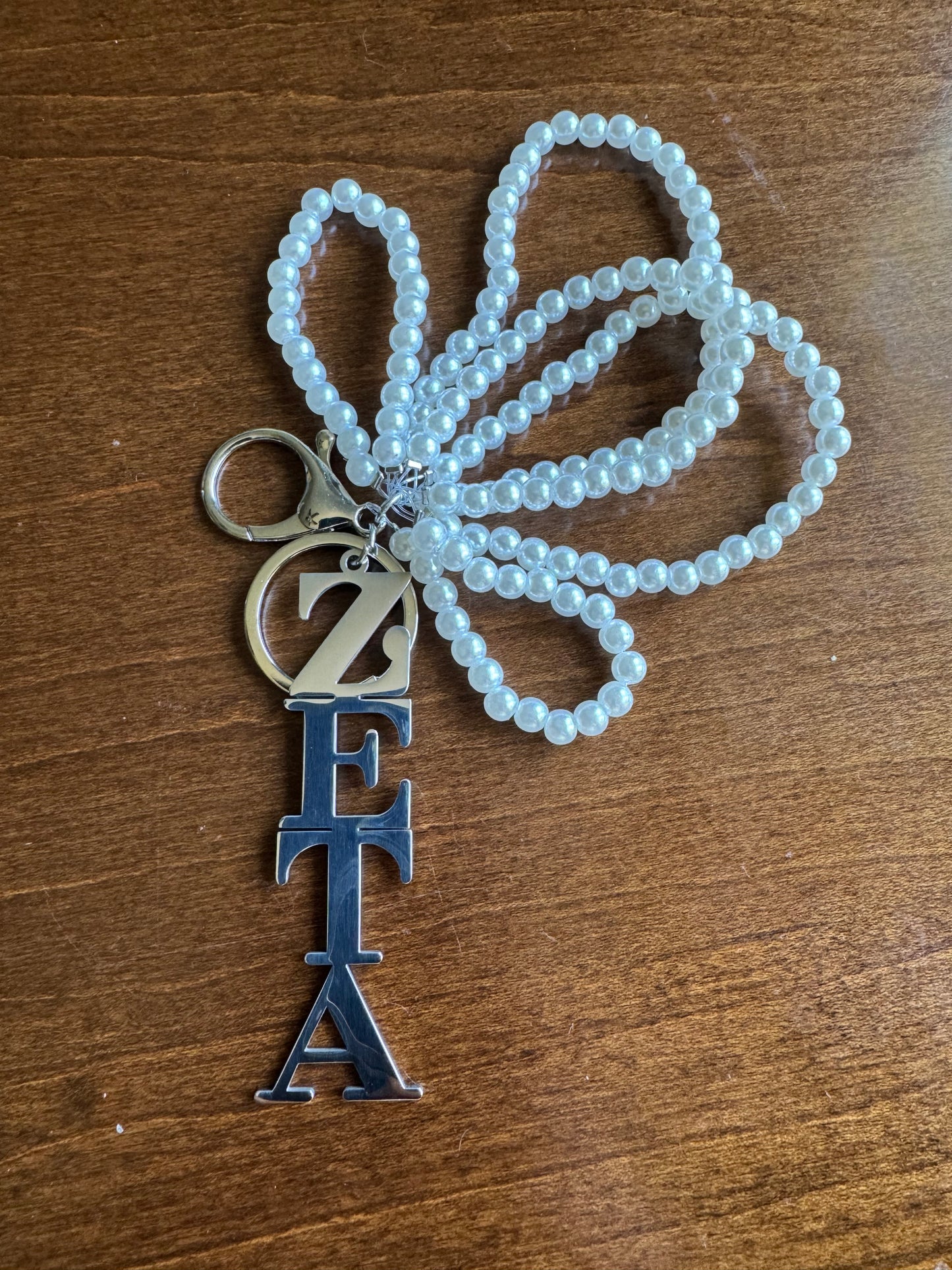 ZETA Pearl Purse Charm/Key chain