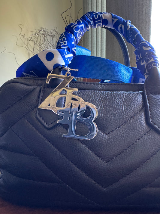 Zeta Greek Lettered Bag Charm