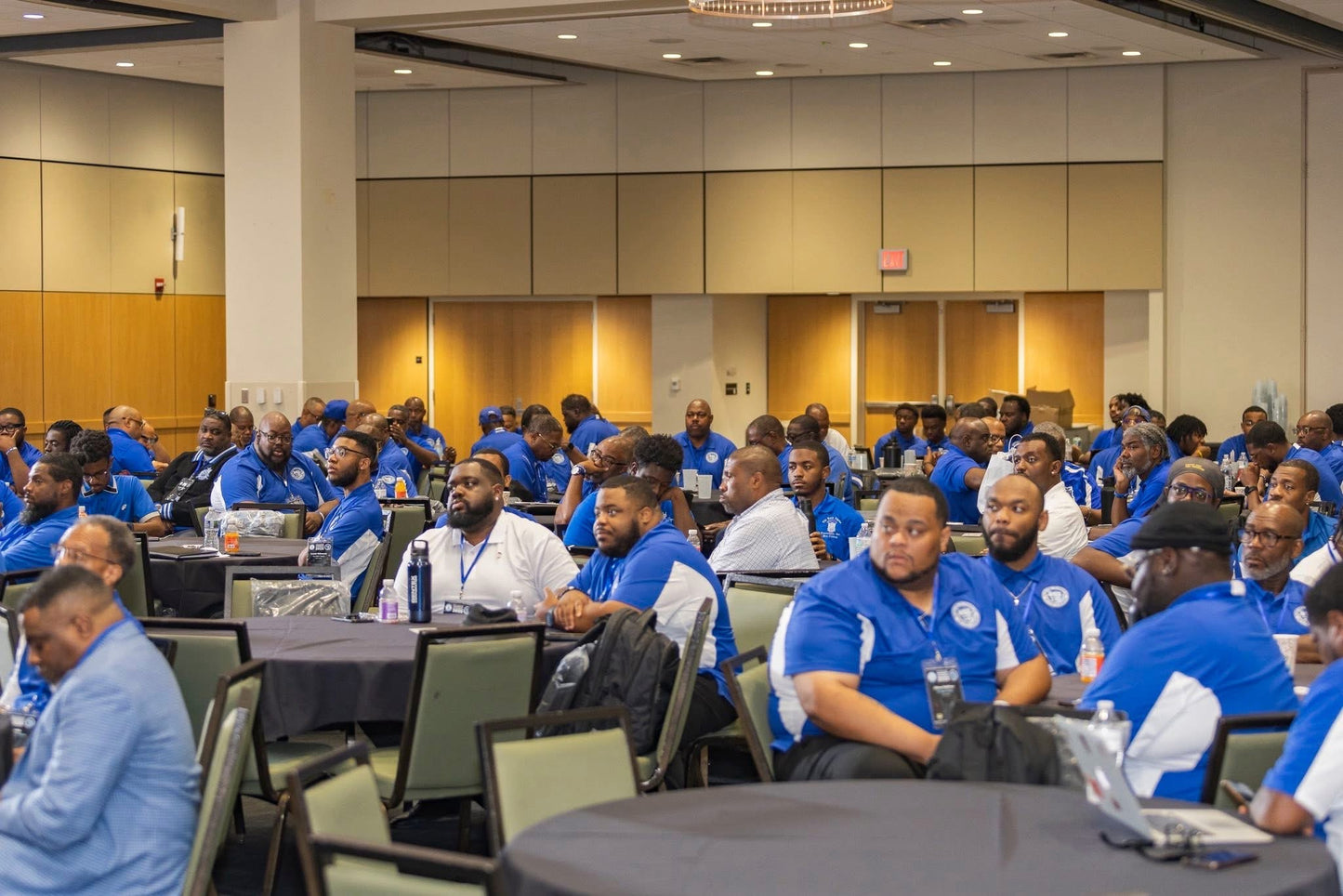 Phi Beta Sigma STATE OF MI Dri-Fit Royal & WHITE Polo