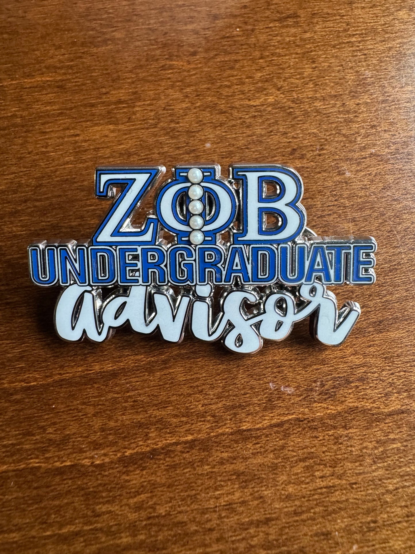 Zeta Undergraduate Advisor Jewelry
