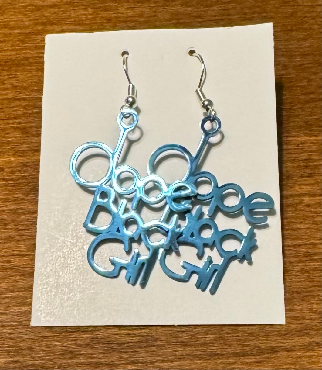 Blue Jazzy Earrings