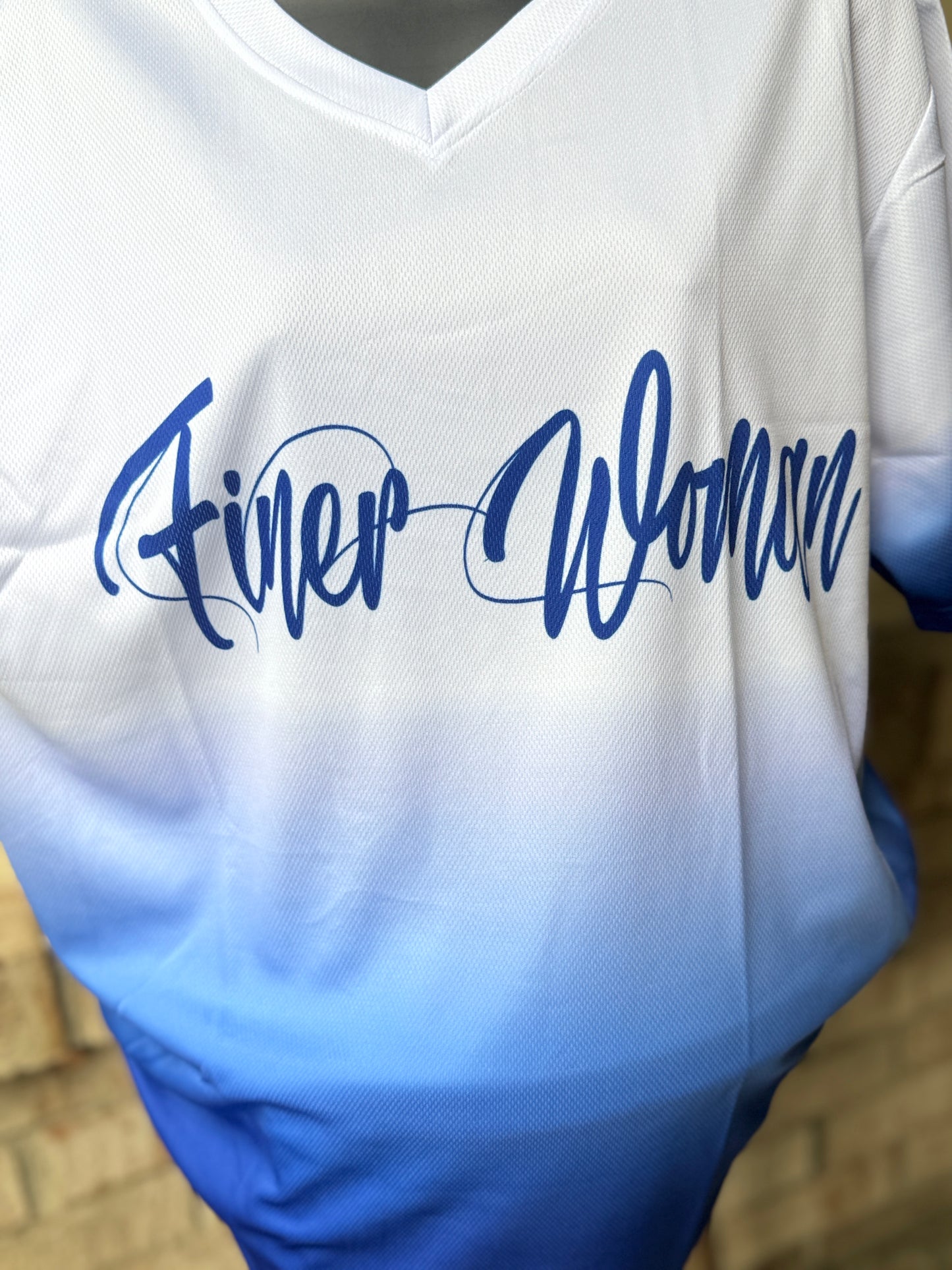 White Short Sleeve Finer Woman Jersey