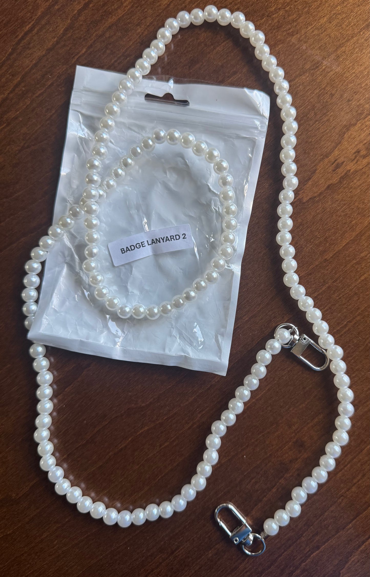 Pearl Badge & Phone Lanyards