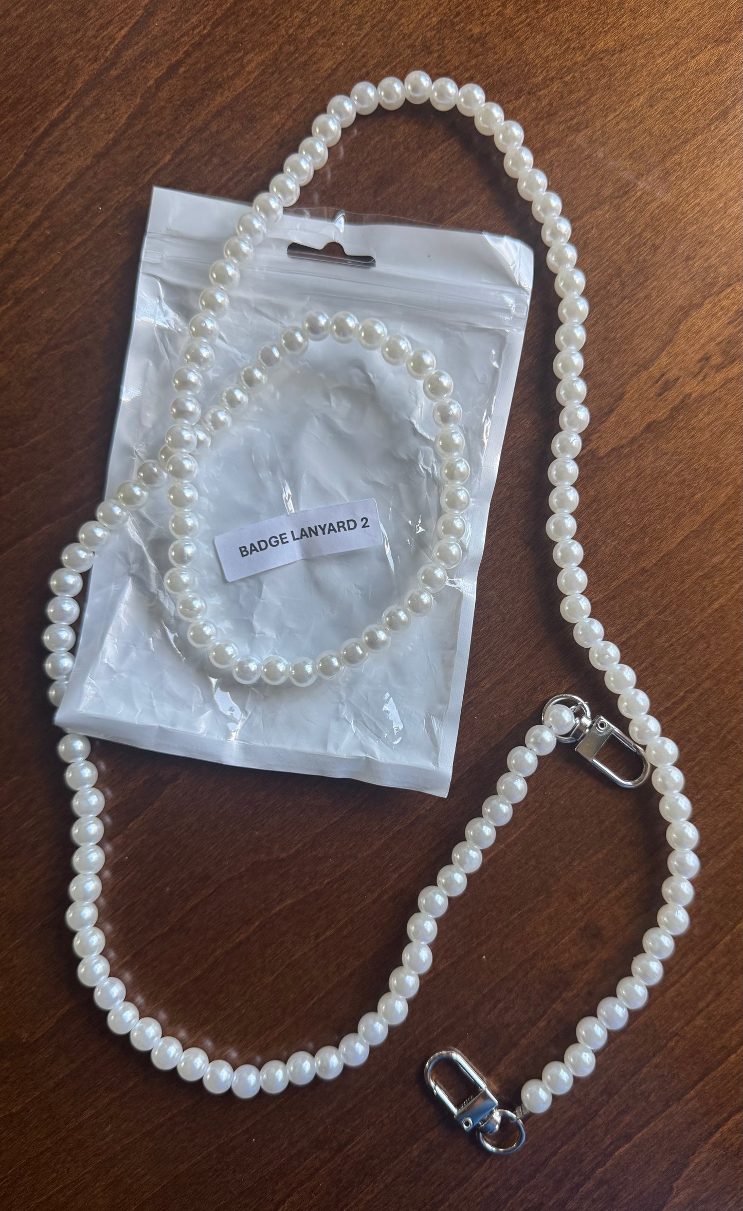 Pearl Badge & Phone Lanyards
