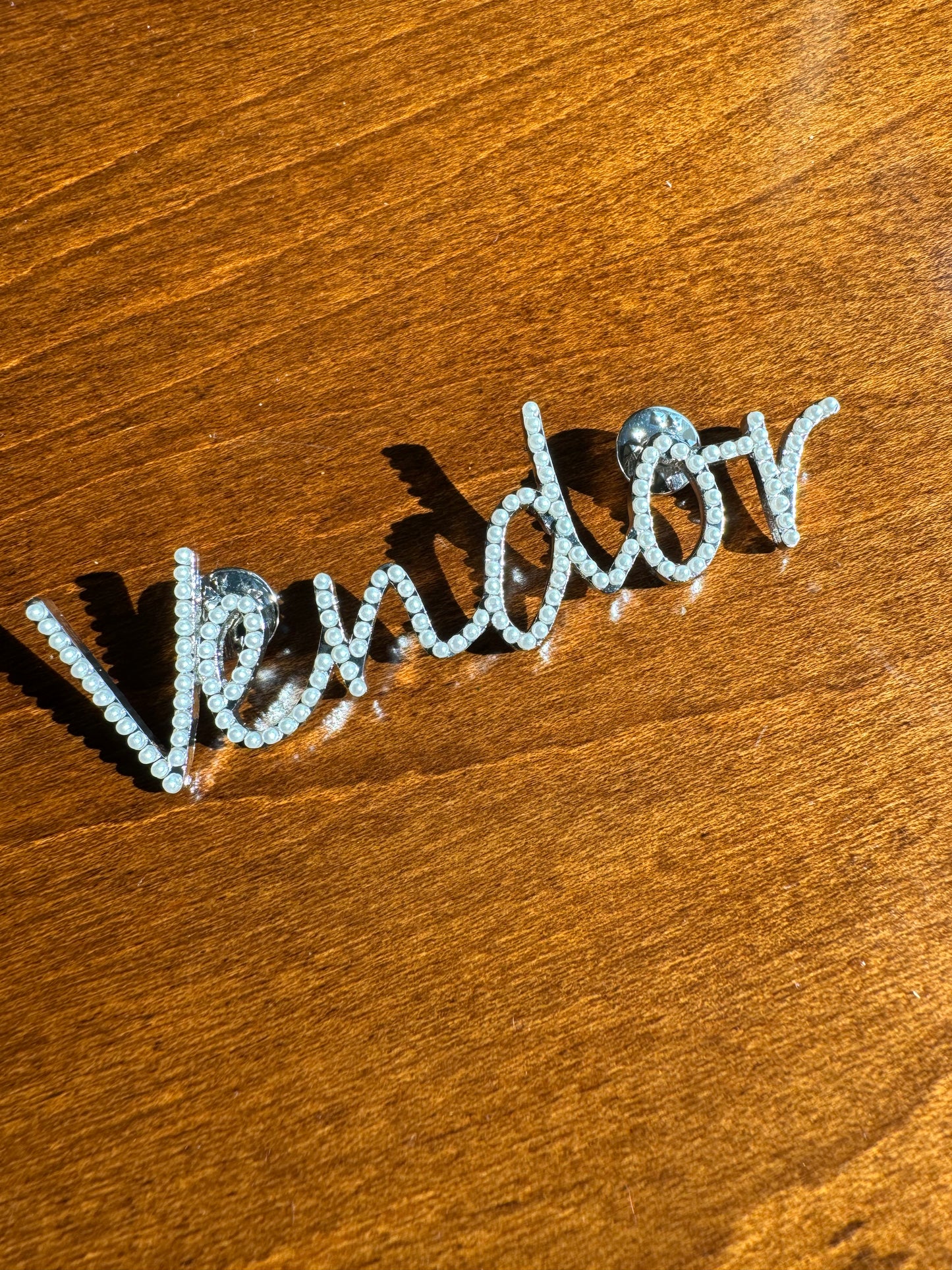 Vendor Lapel Pin
