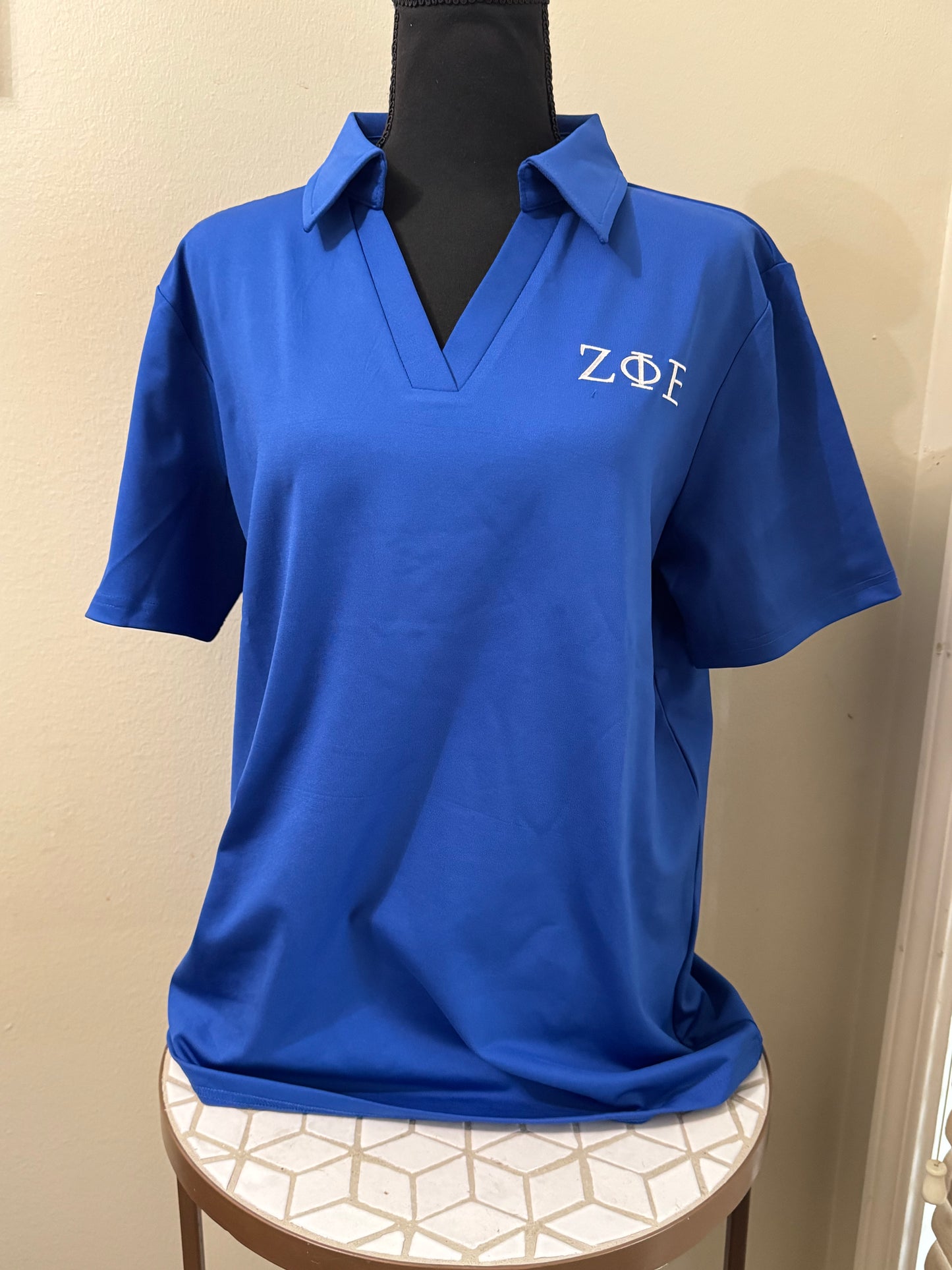 Greek Lettered Polo Shirt