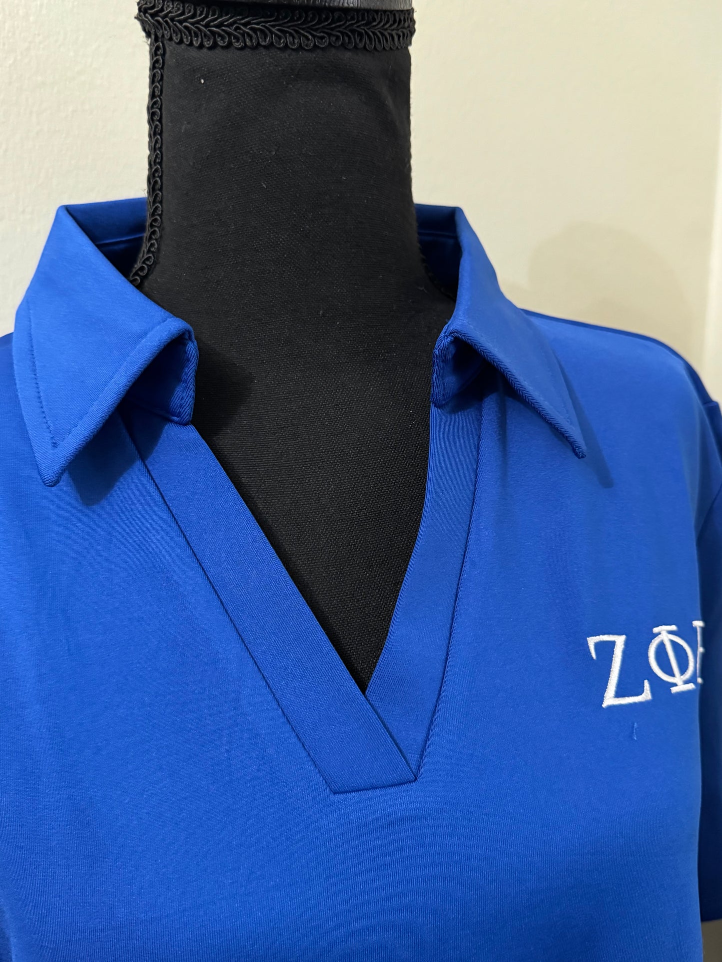 Greek Lettered Polo Shirt